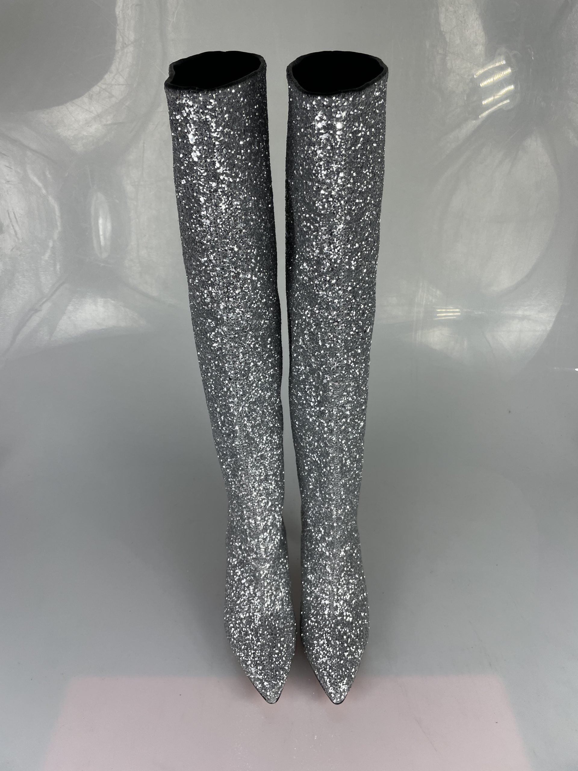 Gilda glitter argento