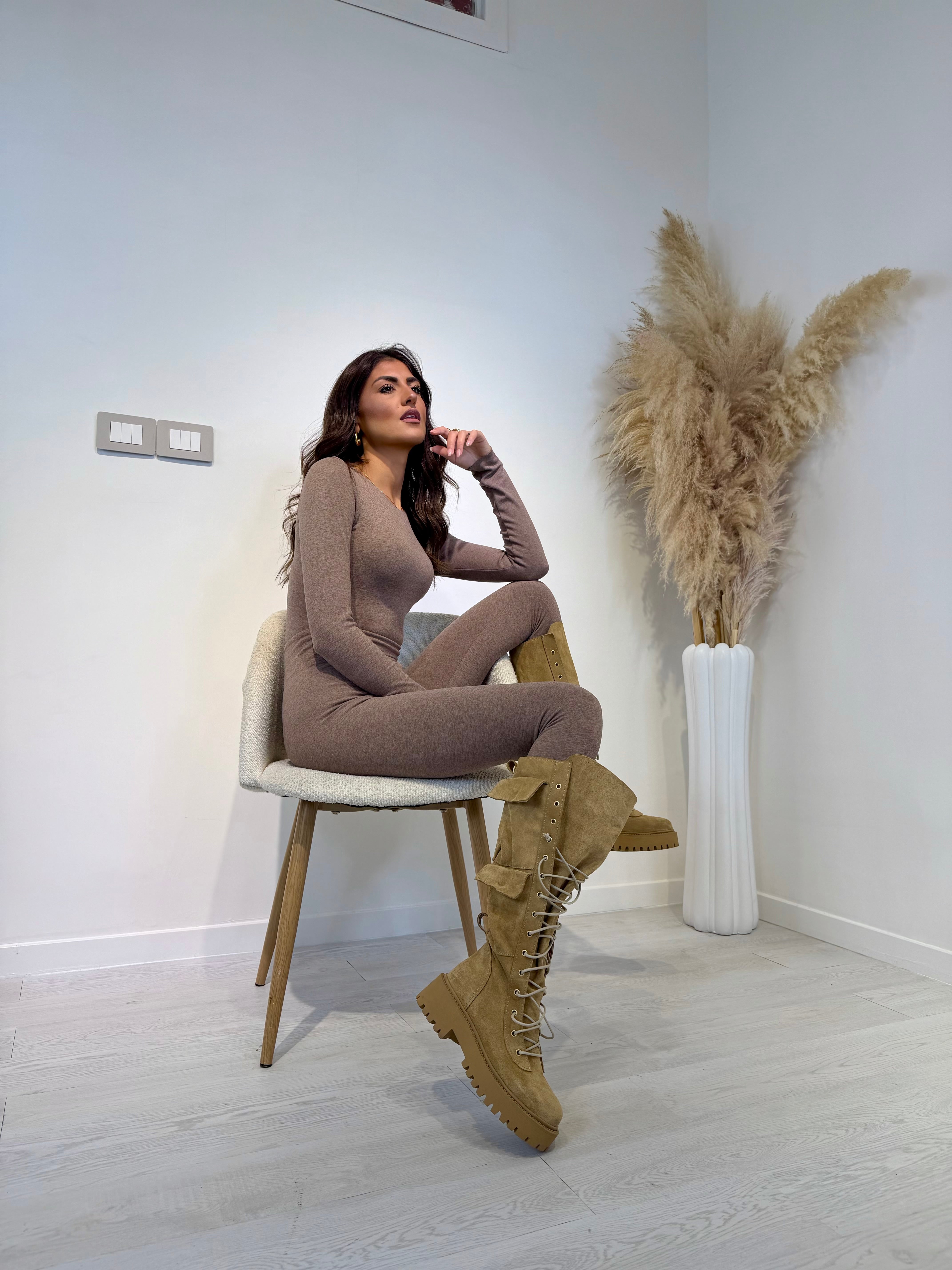 Anfibio ginny al ginocchio cam biscotto