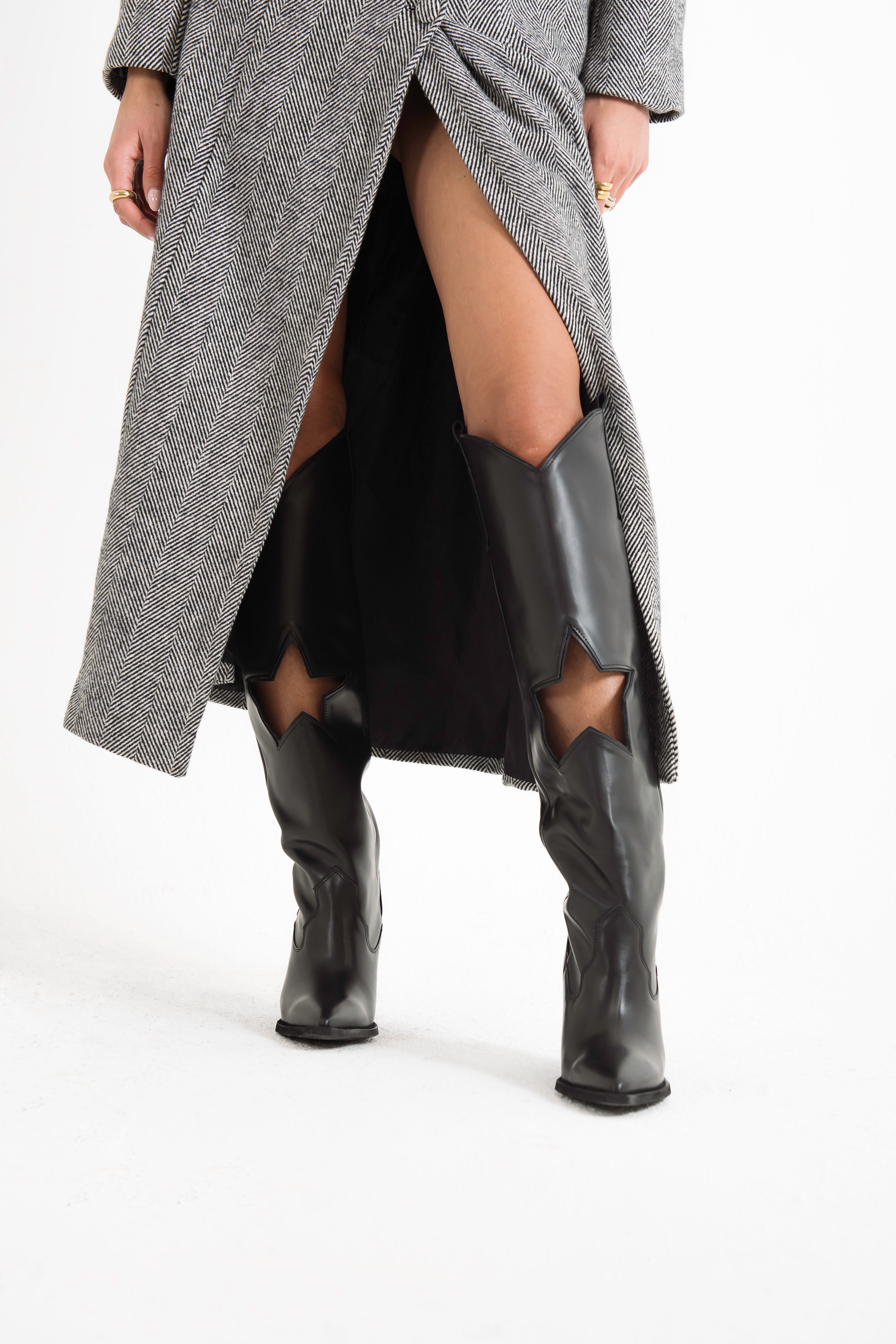 Cecilia pelle nero stella