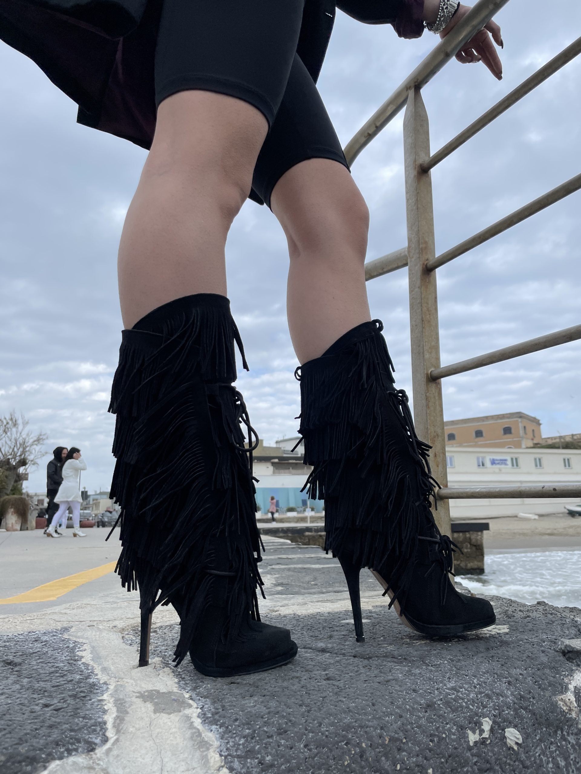 Emma love black suede