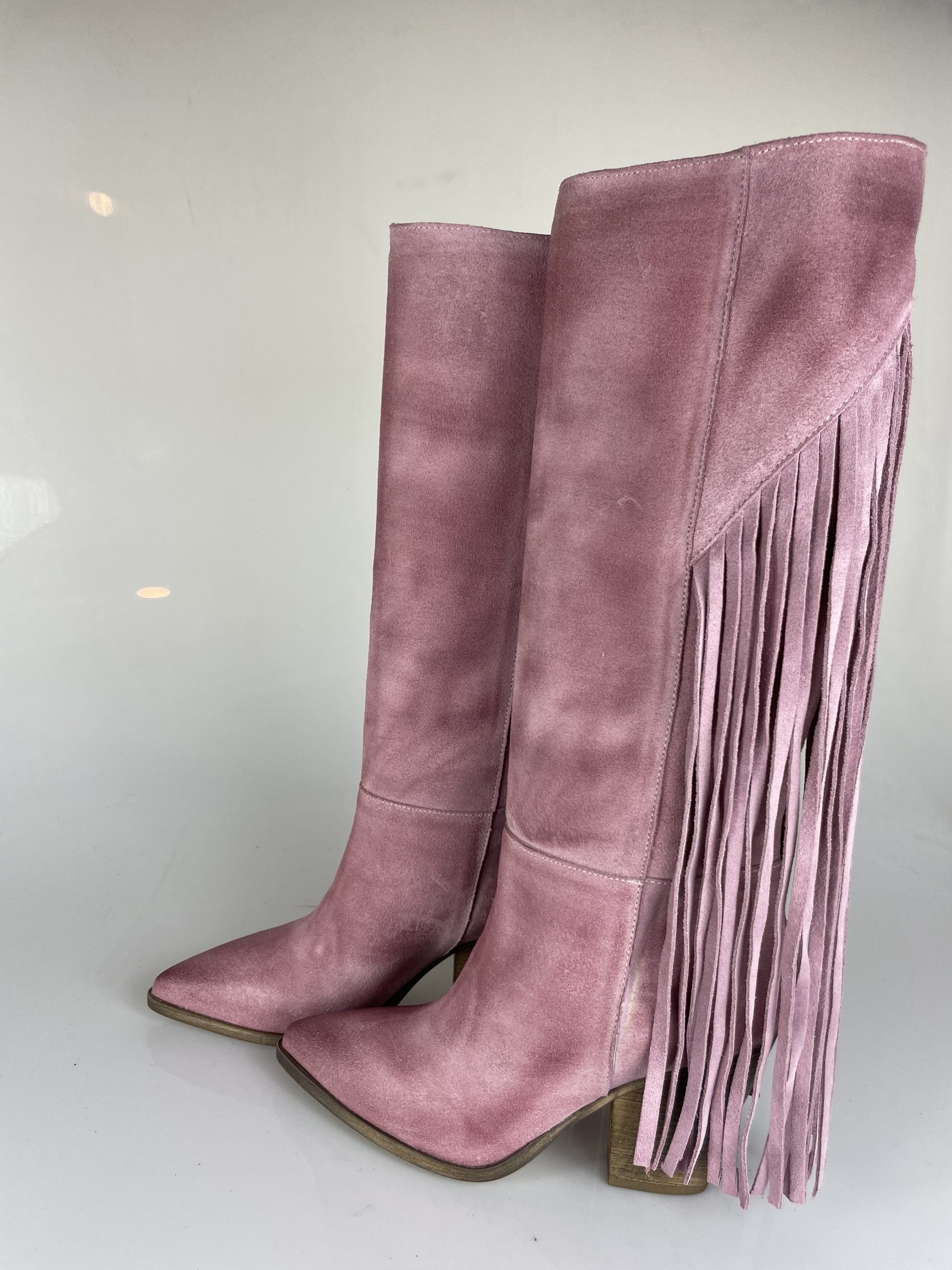 Camperos Cesare pink suede