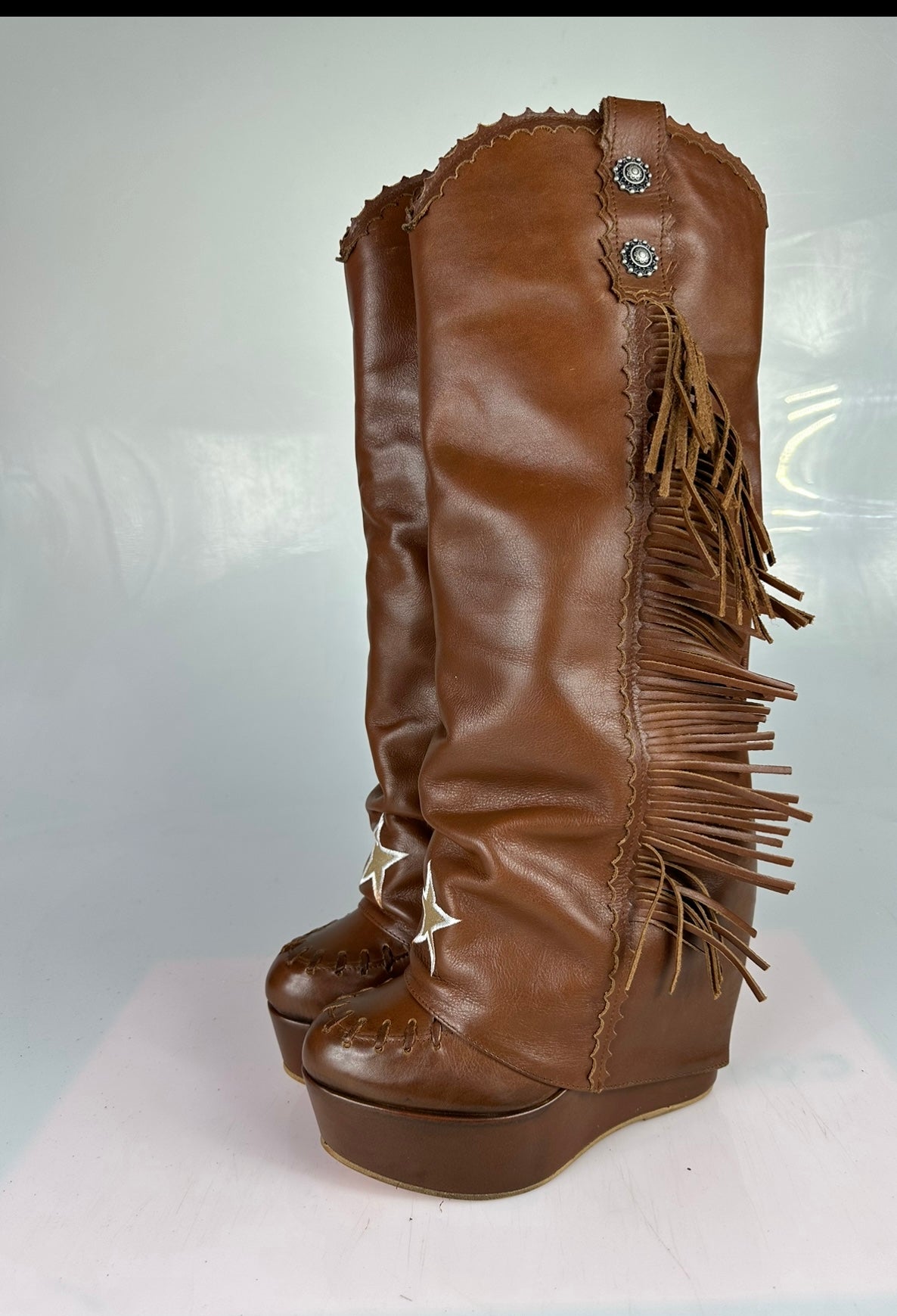 Carmensita euphoria pelle cuoio punta chiusa Basic