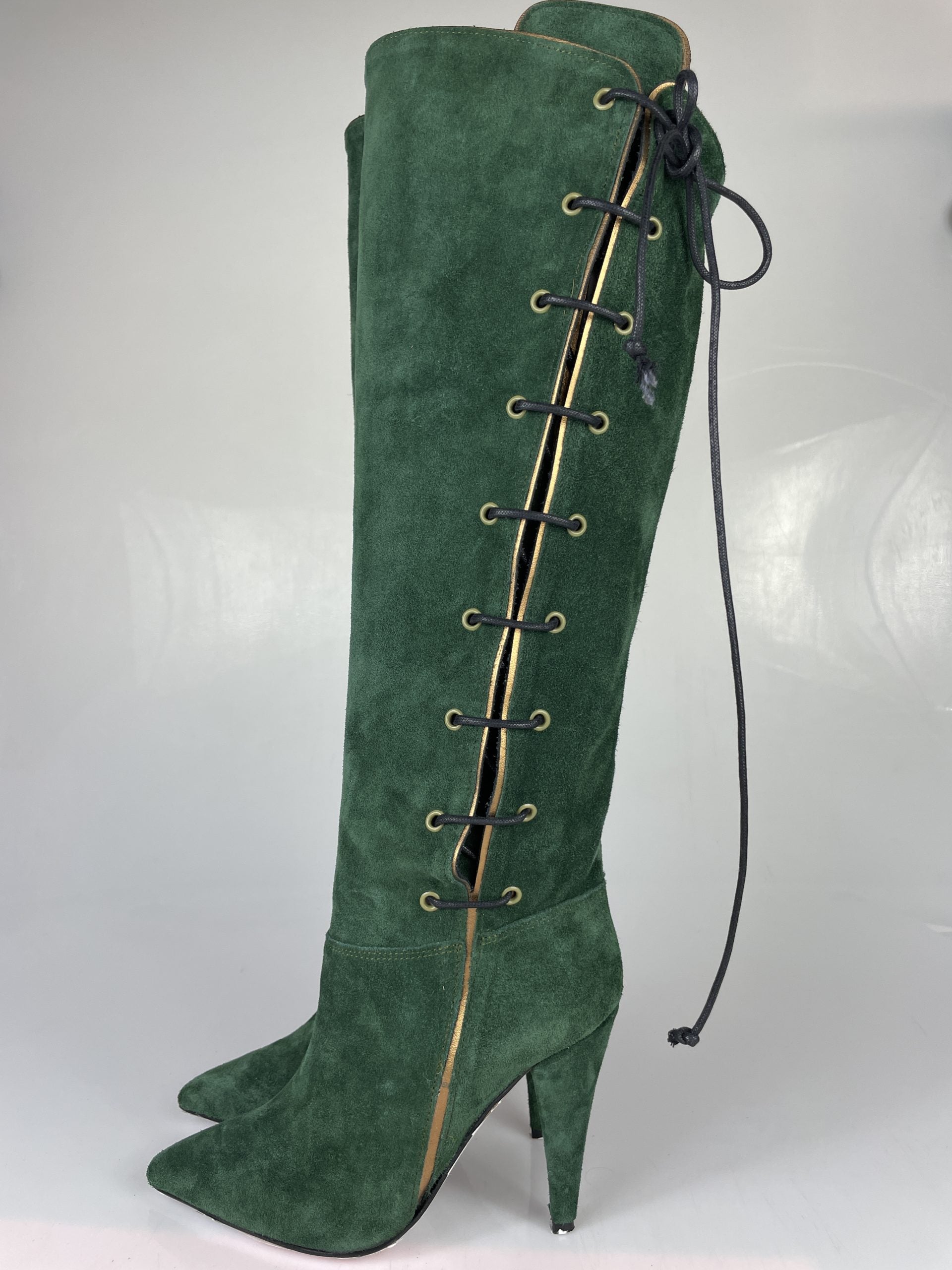 Bolero camoscio verde