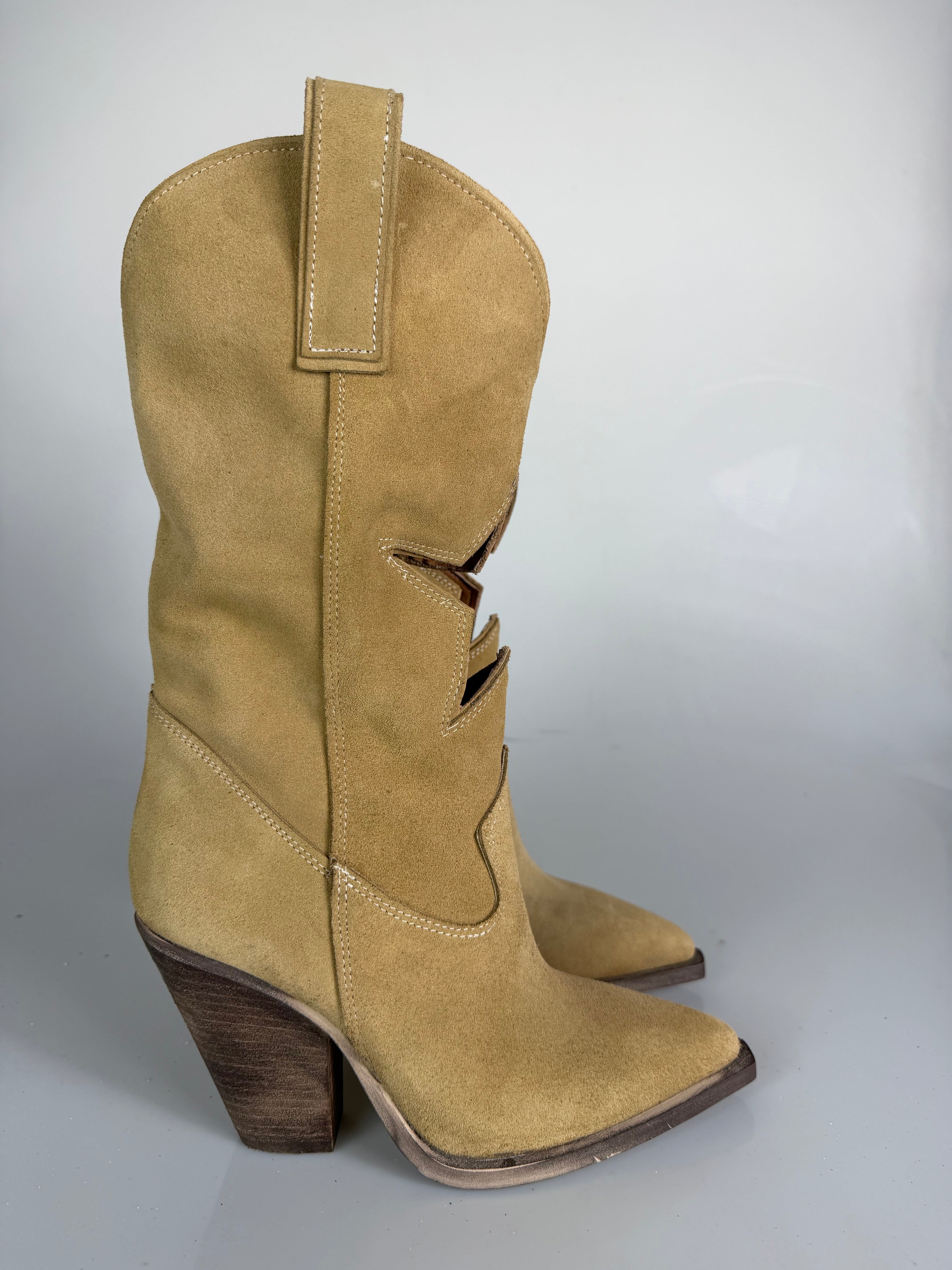 Gabriella star camoscio biscotto