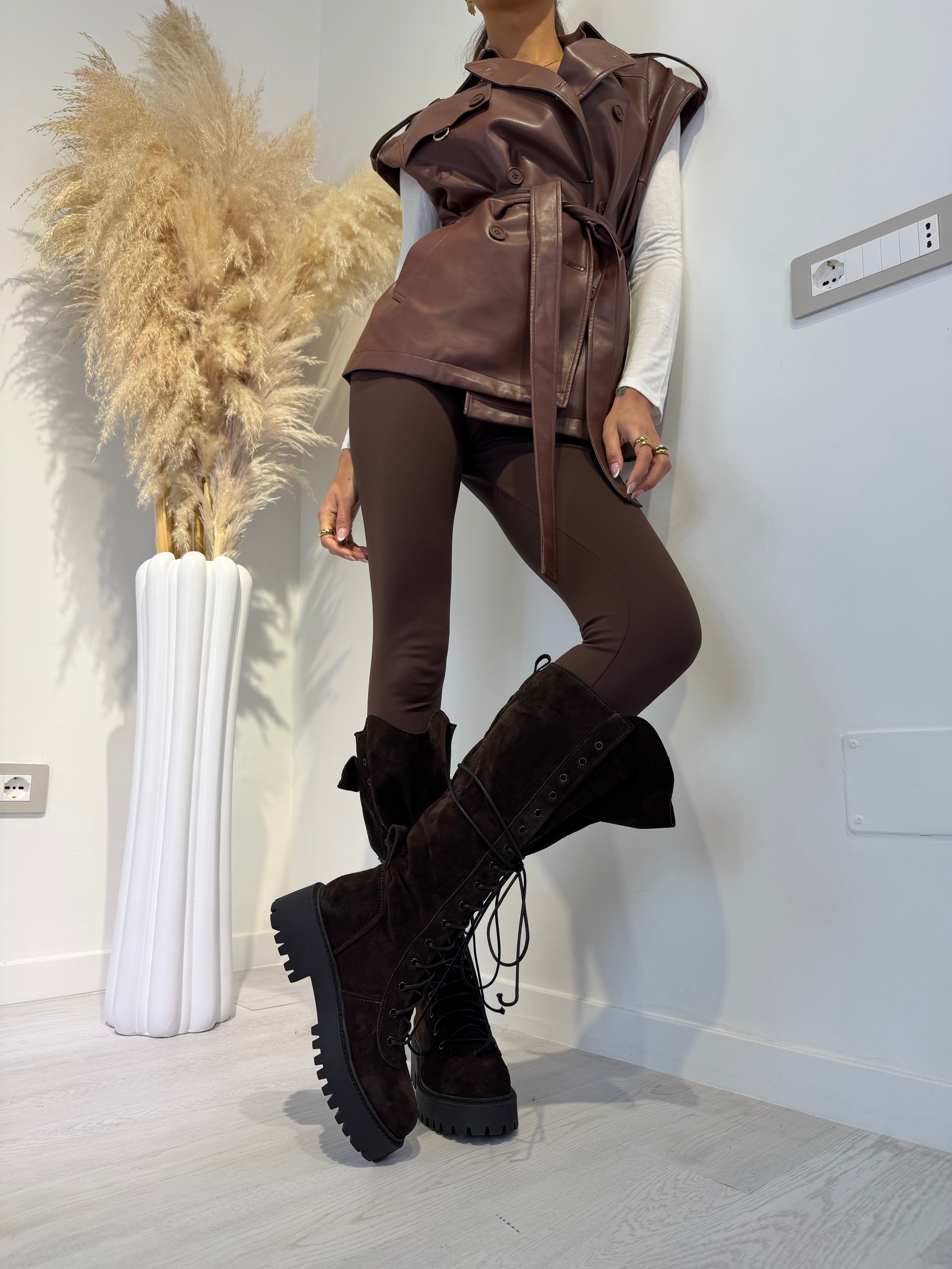 Anfibio ginny al ginocchio cam t moro