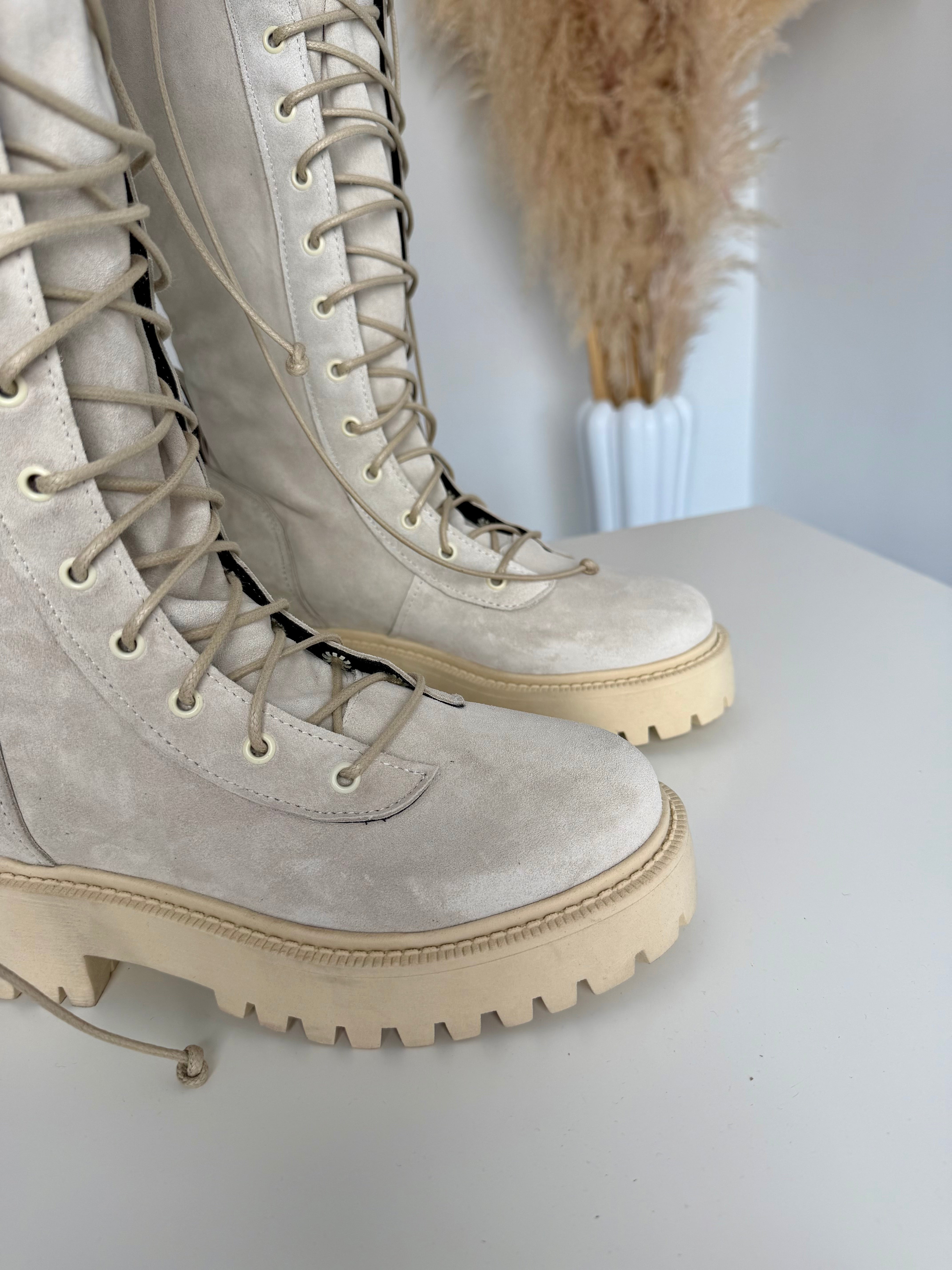 Anfibio ginny al ginocchio cam crema