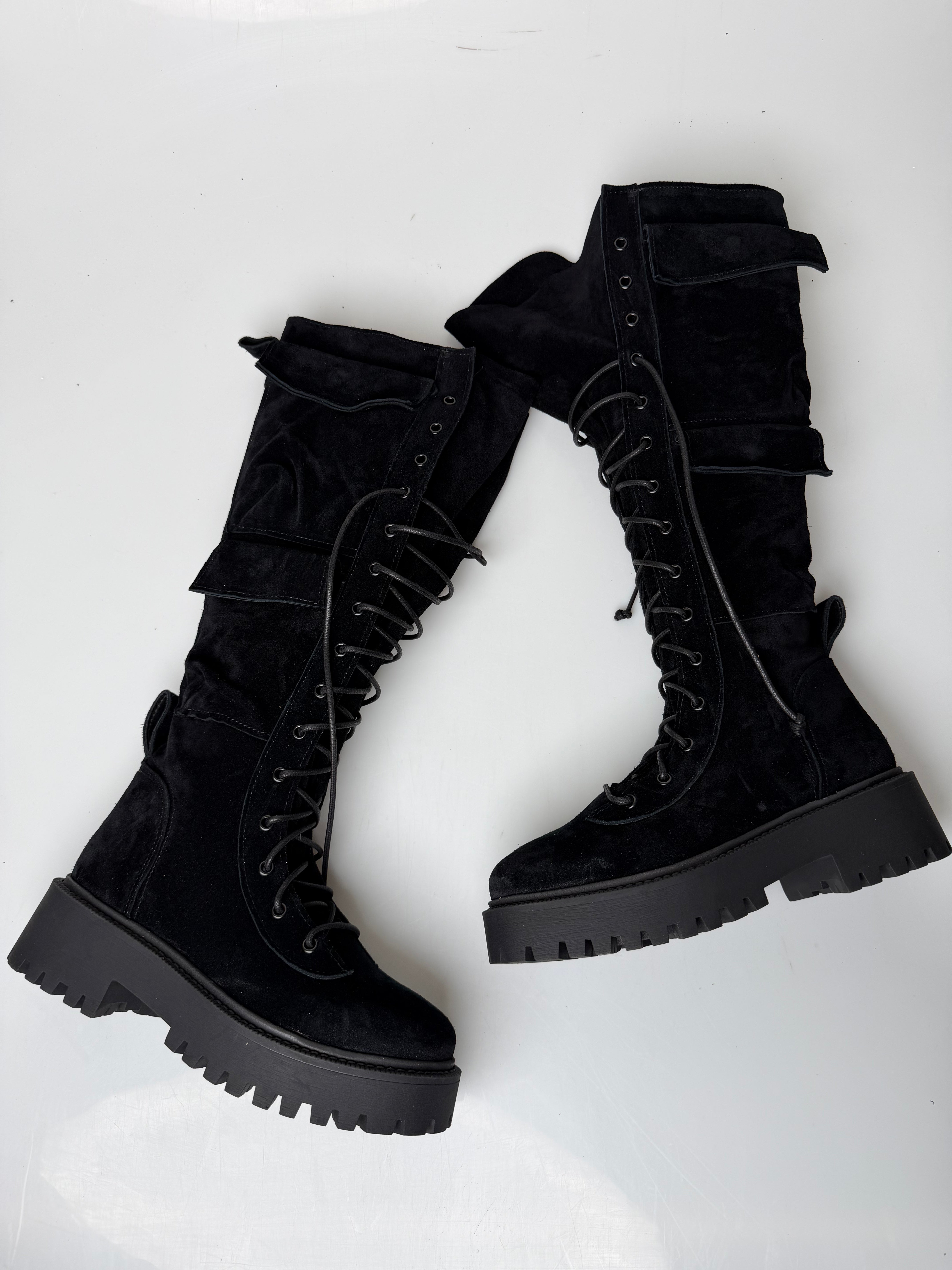 Anfibio ginny al ginocchio cam nero