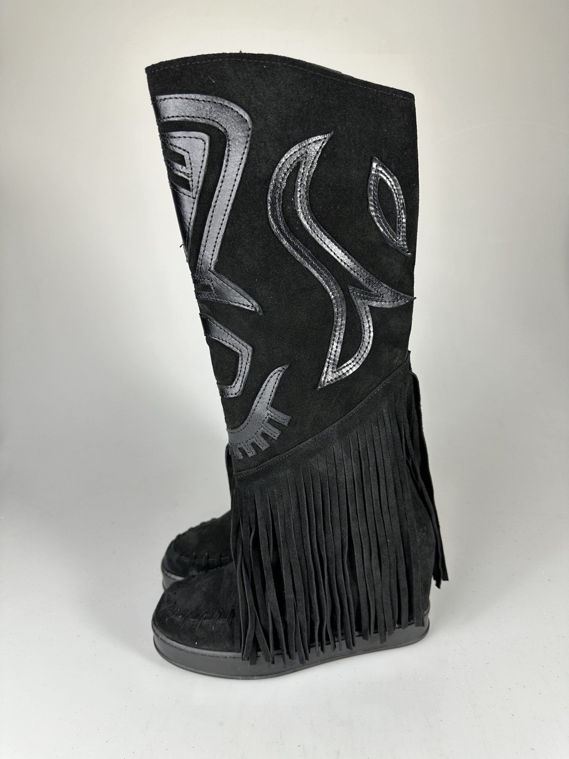 Santho mid cam nero suola nera