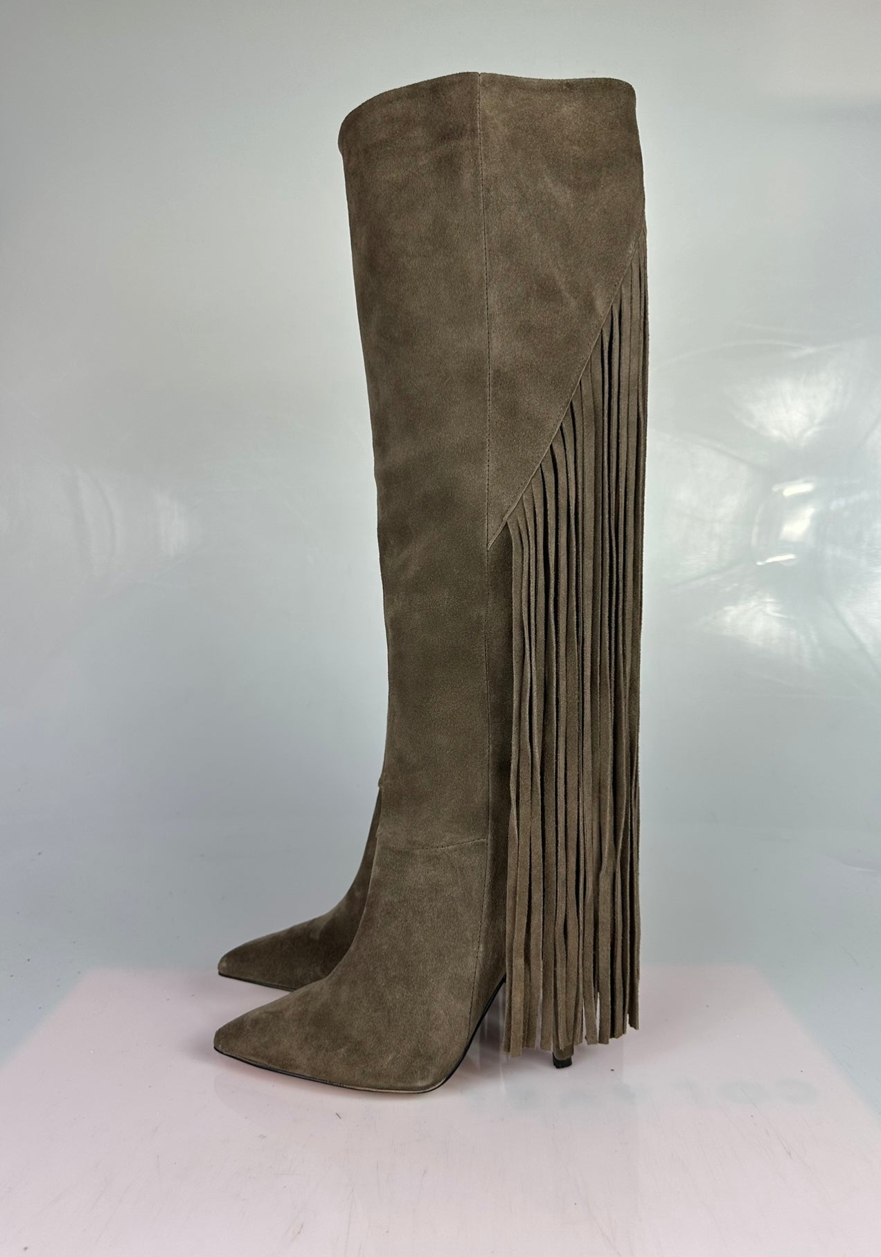 Cesare 1571 dove grey suede
