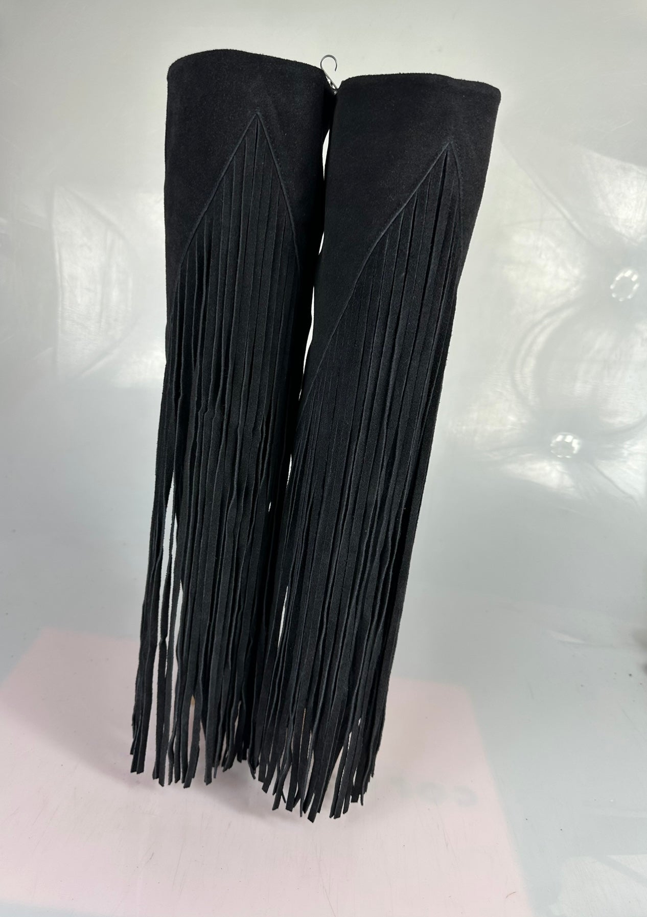 Cesare 1571 black suede