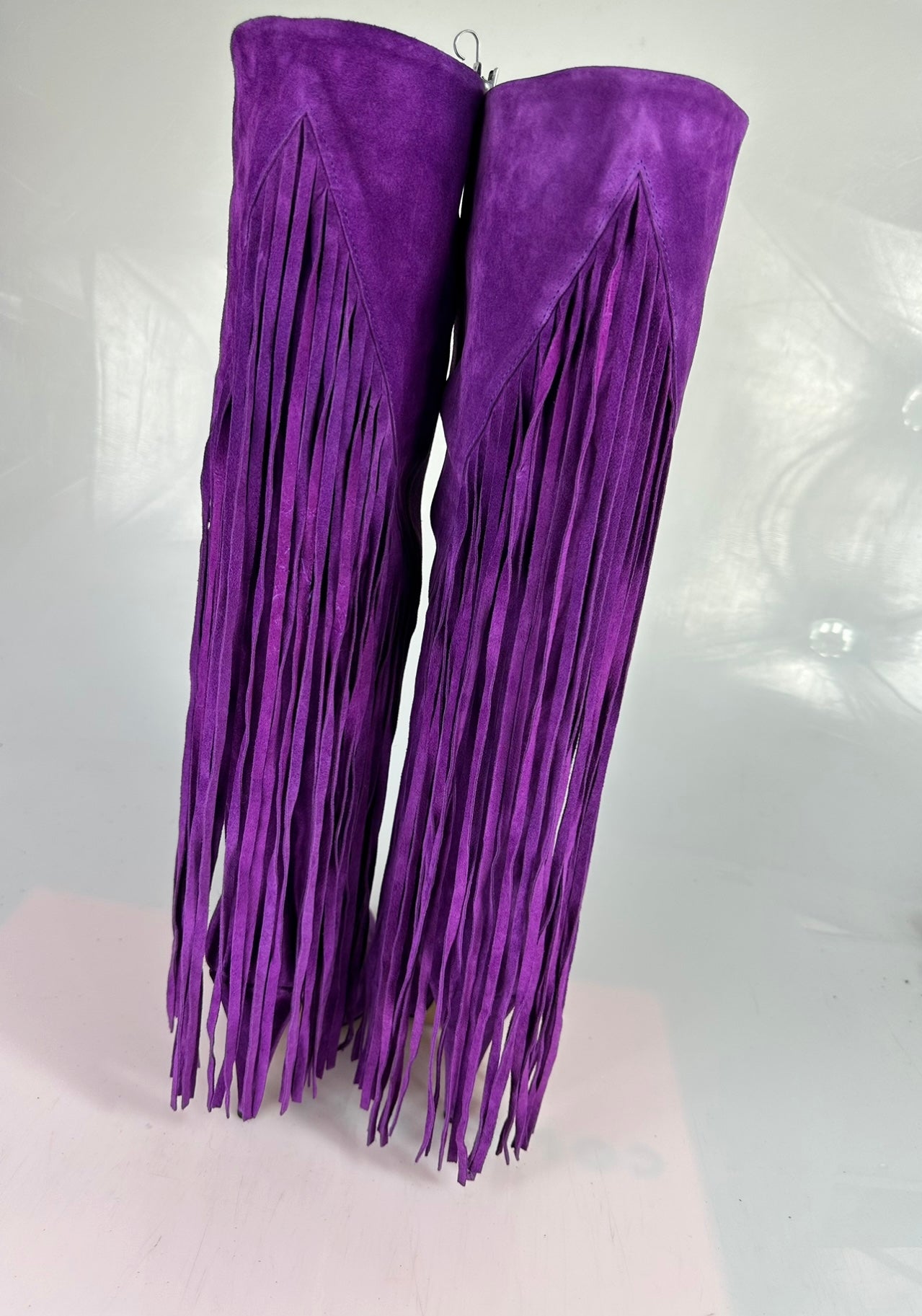 Cesare 1571 purple suede