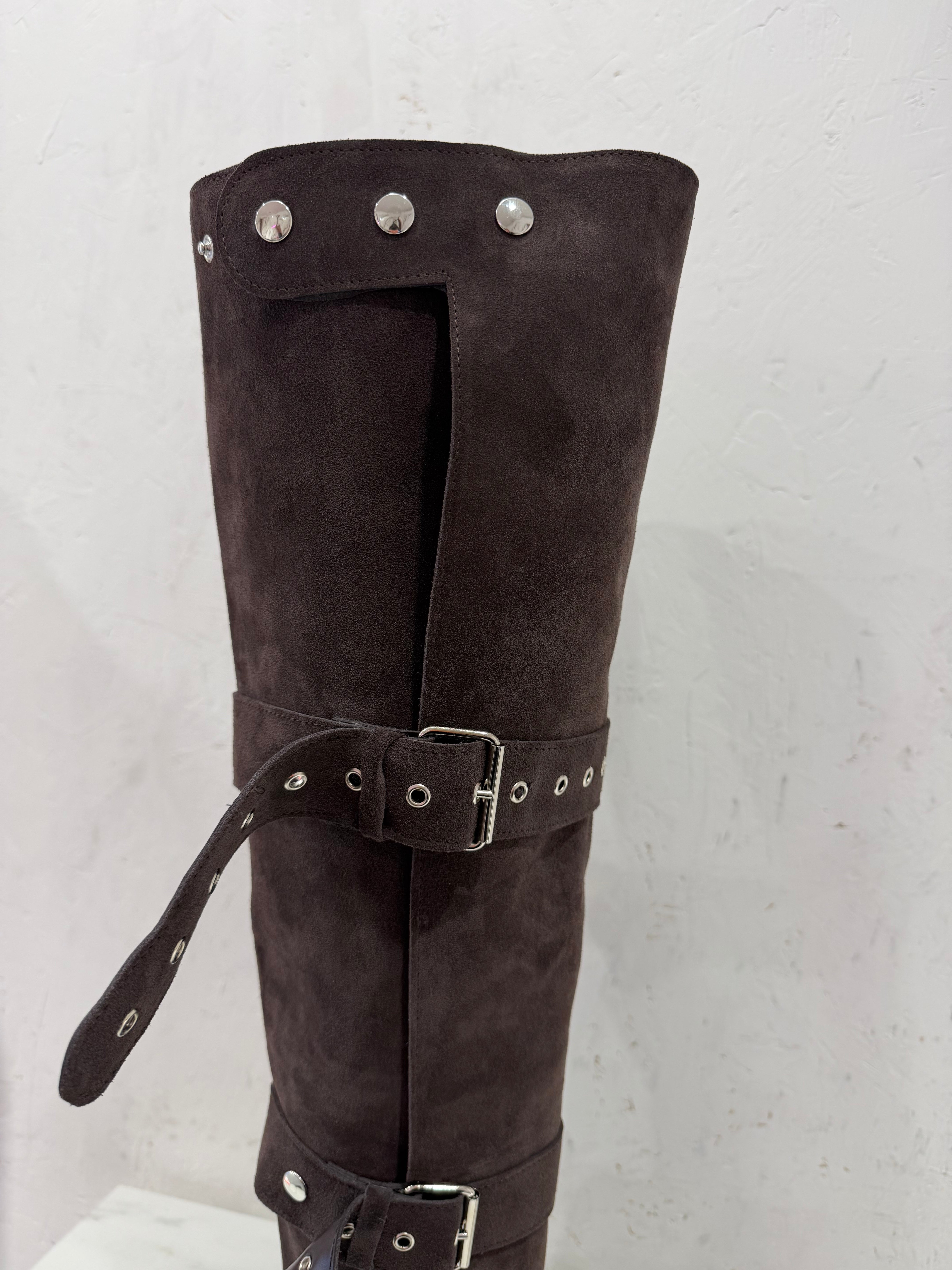 Stivale Hummer camoscio cioccolato