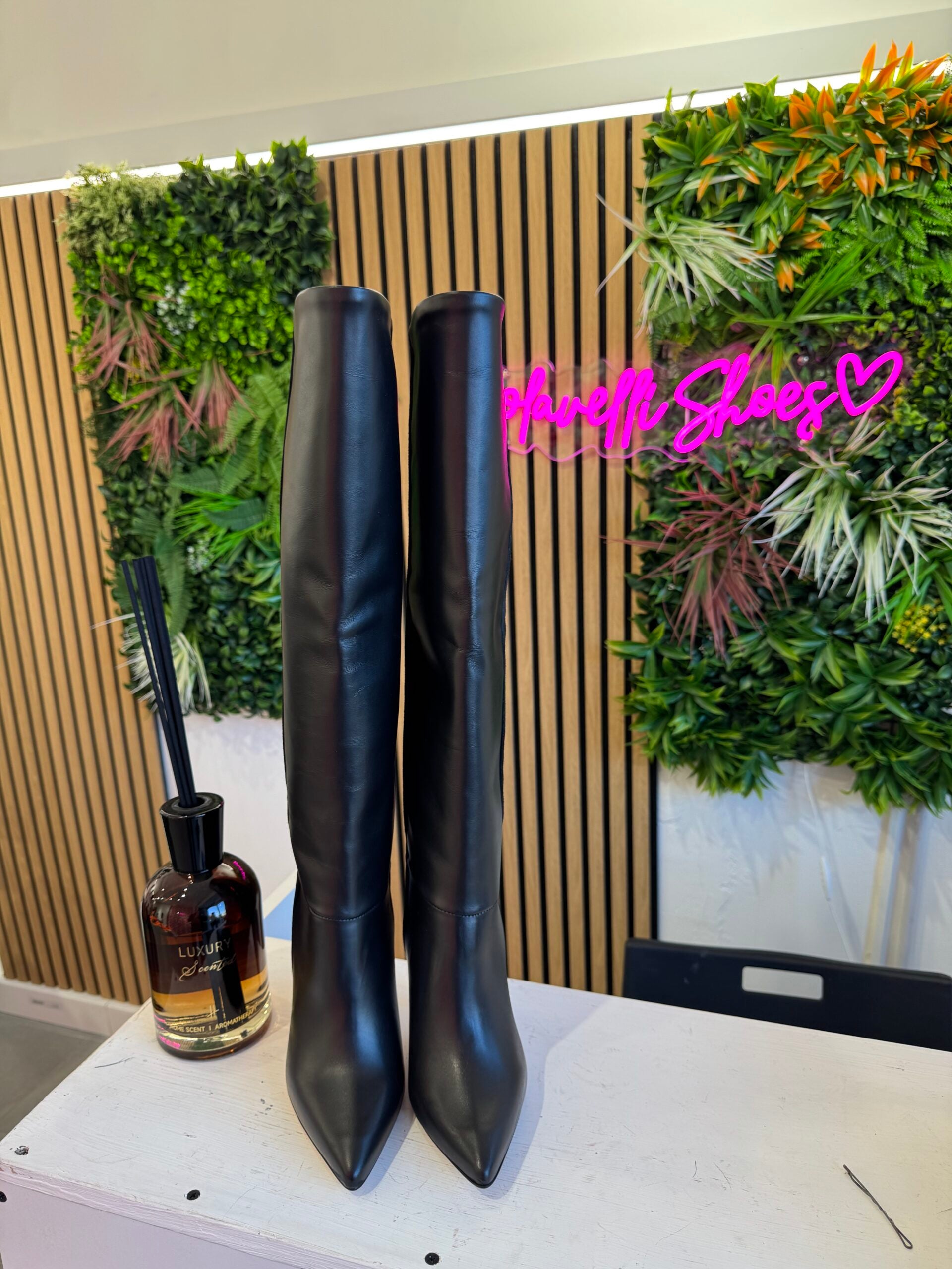 Beatrice pelle nero rip cam nero