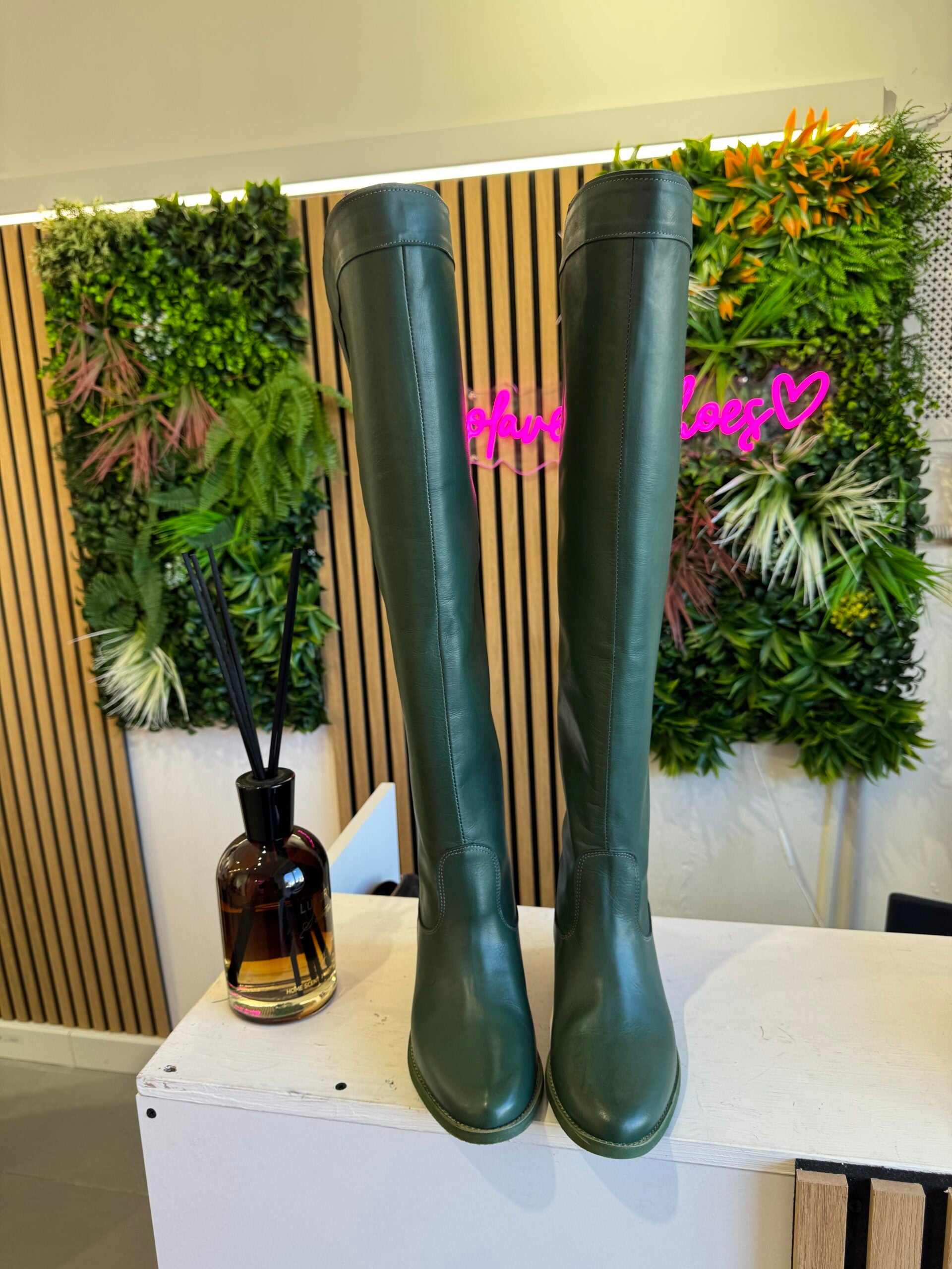 Furia pelle verde ( zeppa interna )