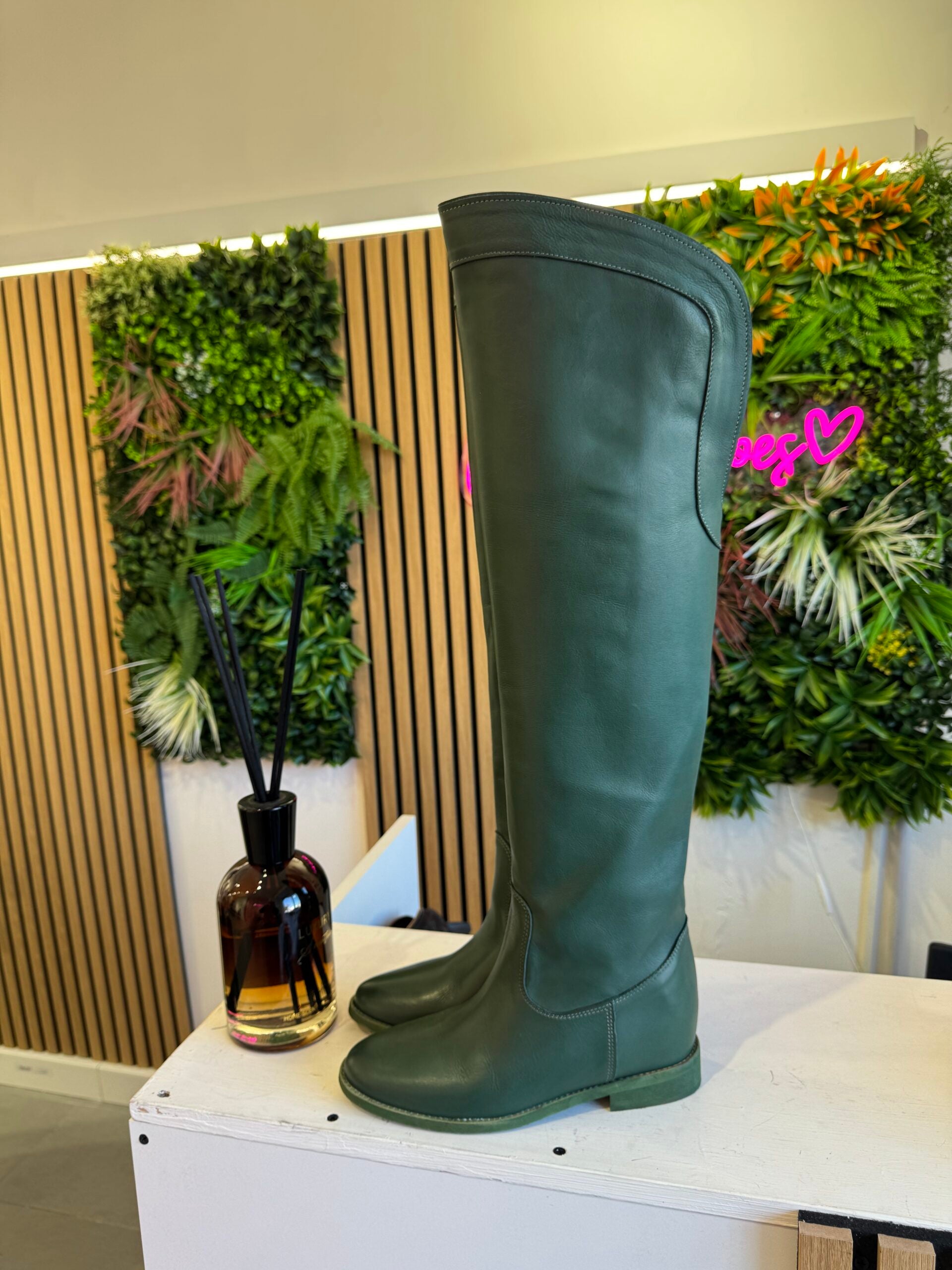 Furia pelle verde ( zeppa interna )