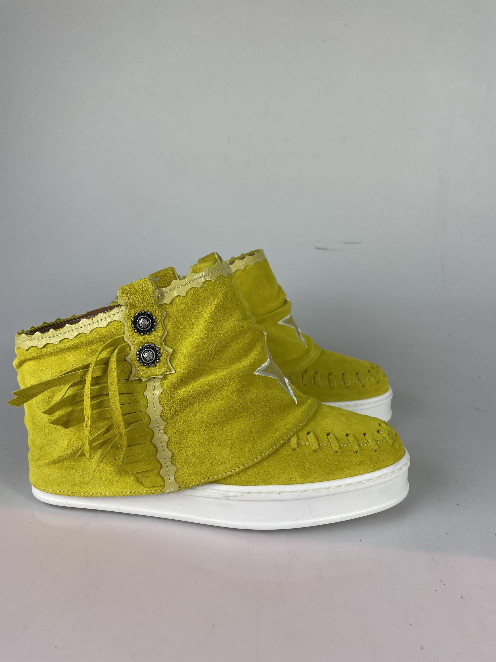 Euphoria full up sabò camoscio giallo