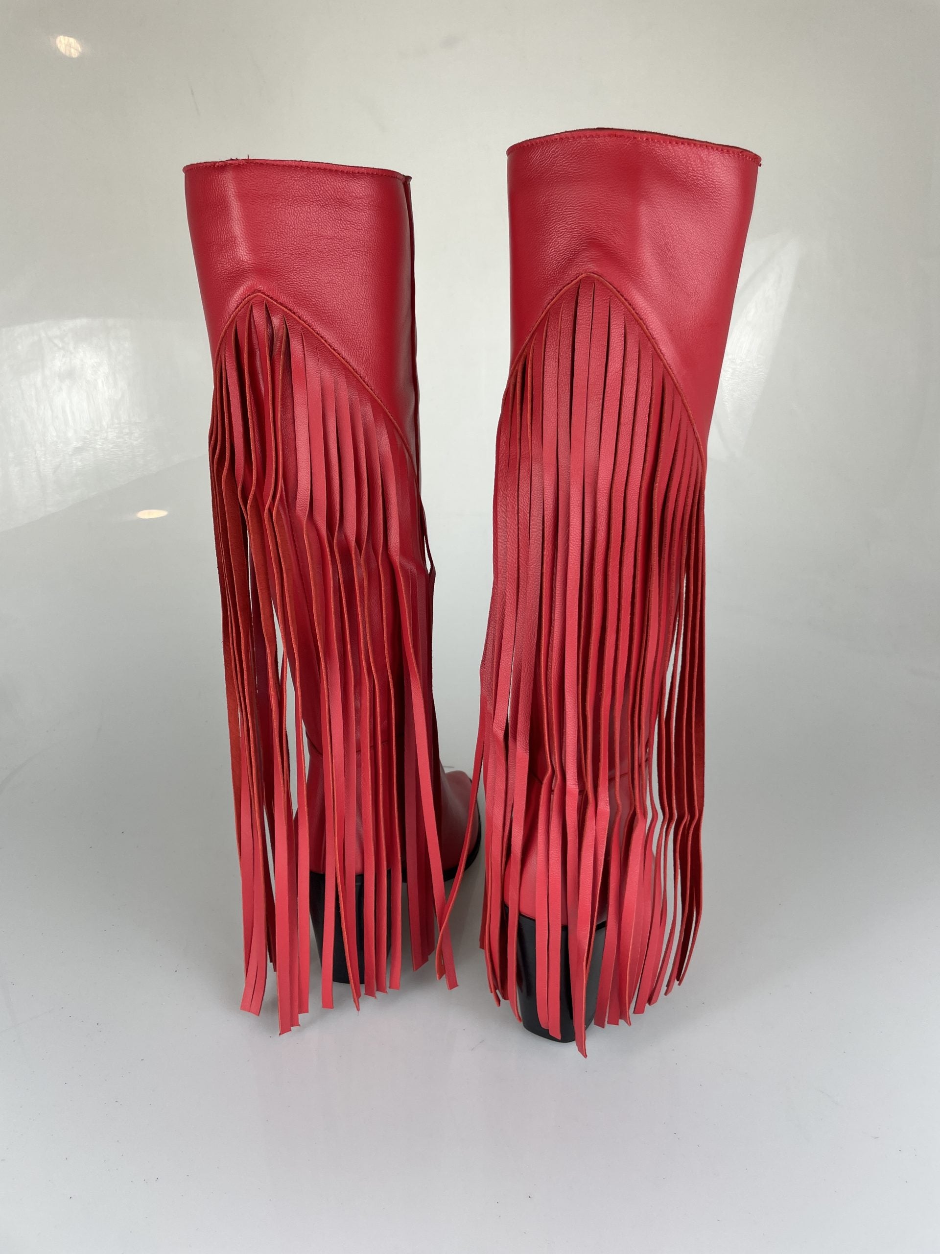 Camperos Cesare red leather