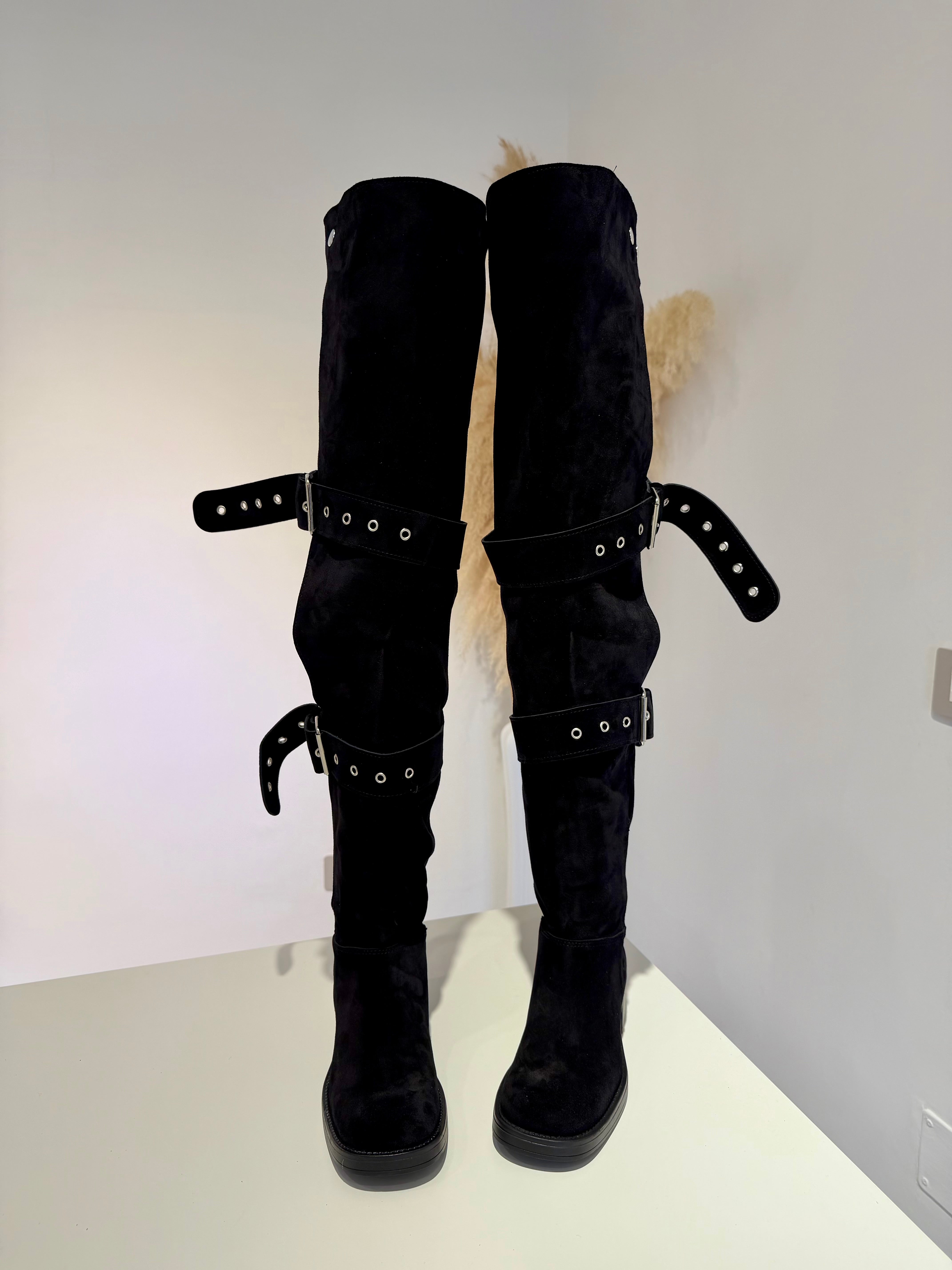 Stivale Hummer camoscio nero