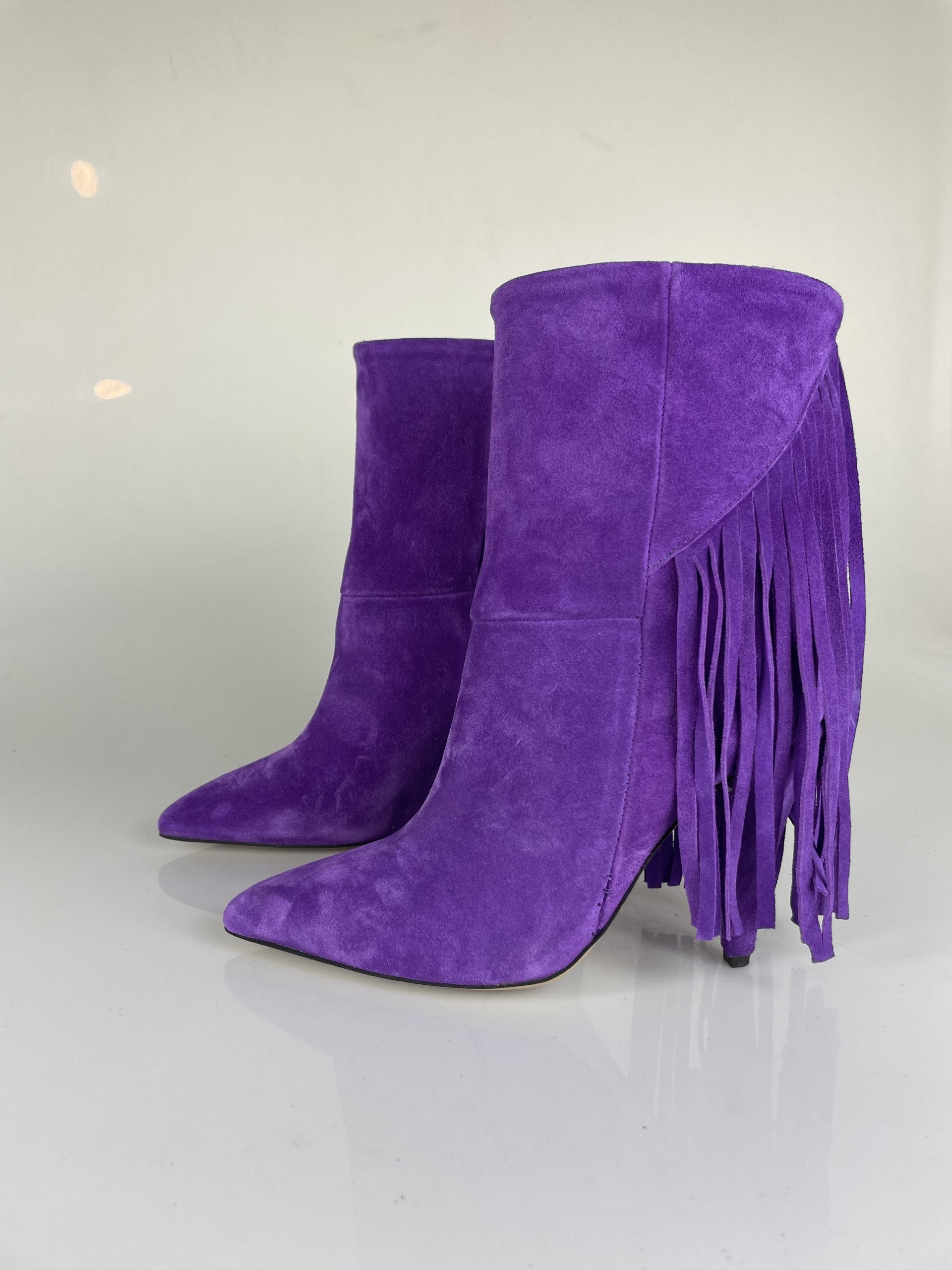 Cesarino purple suede