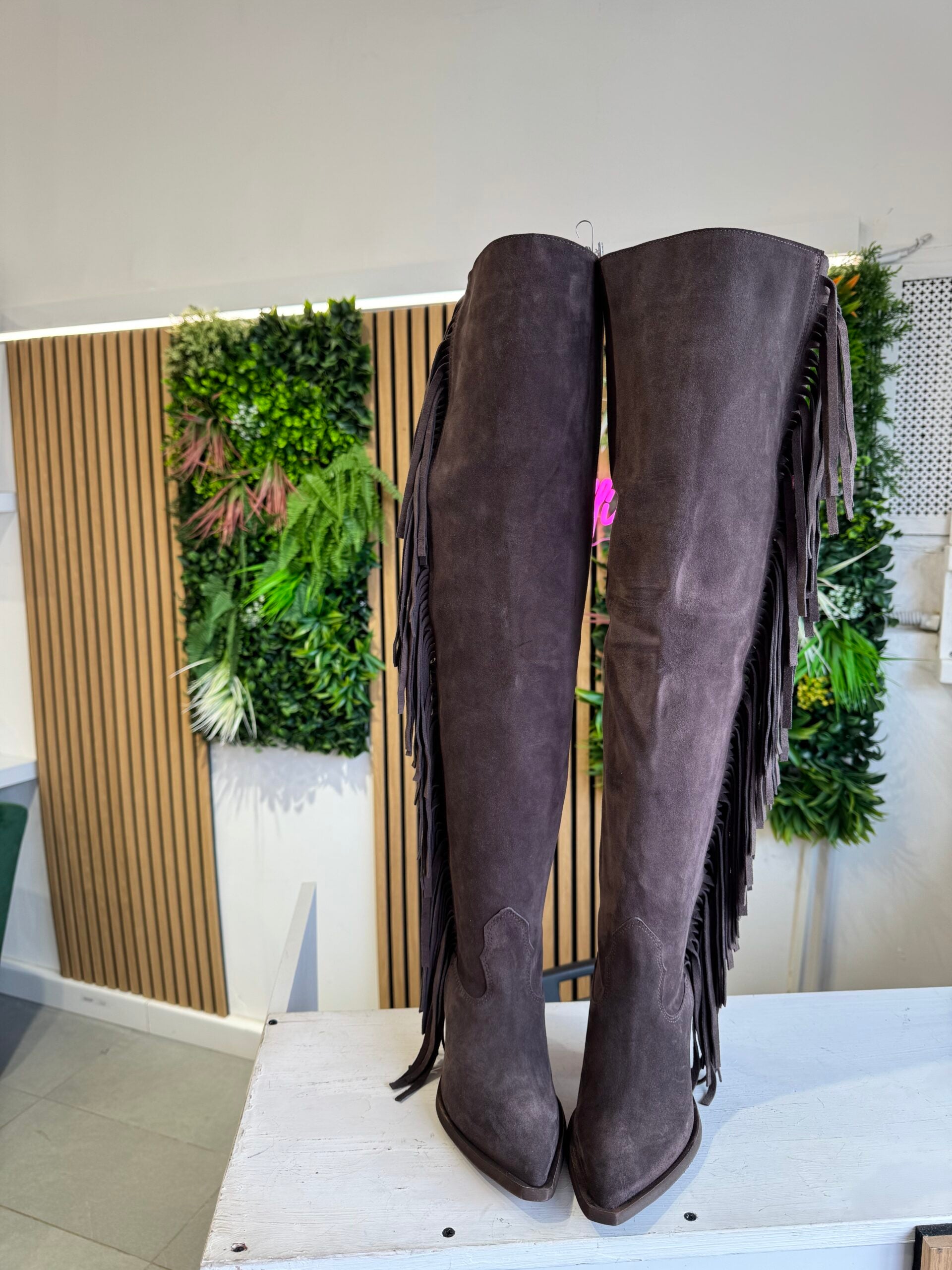 Gabriella91 camoscio cioccolato