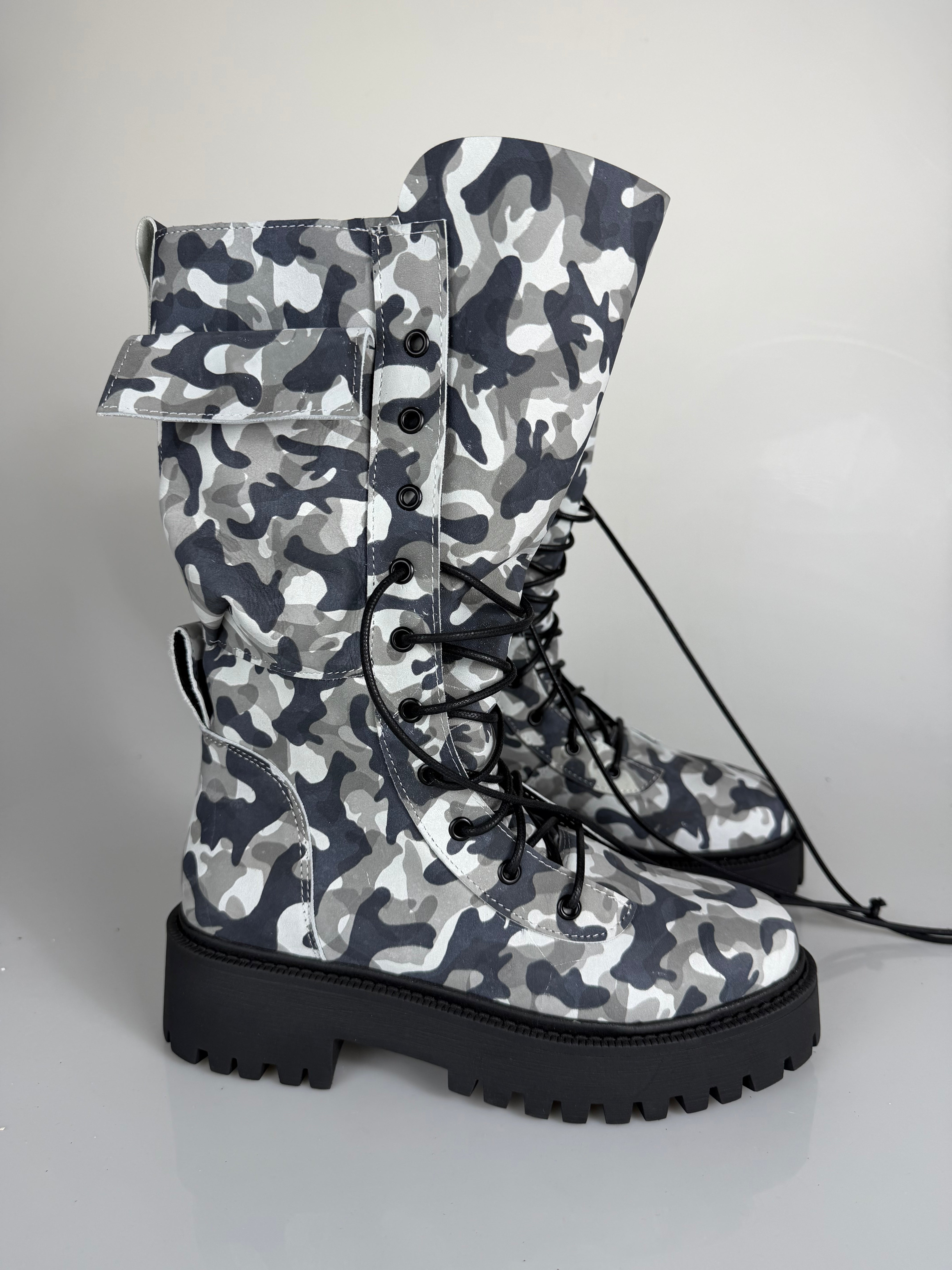 Anfibio ginny mimetico nero