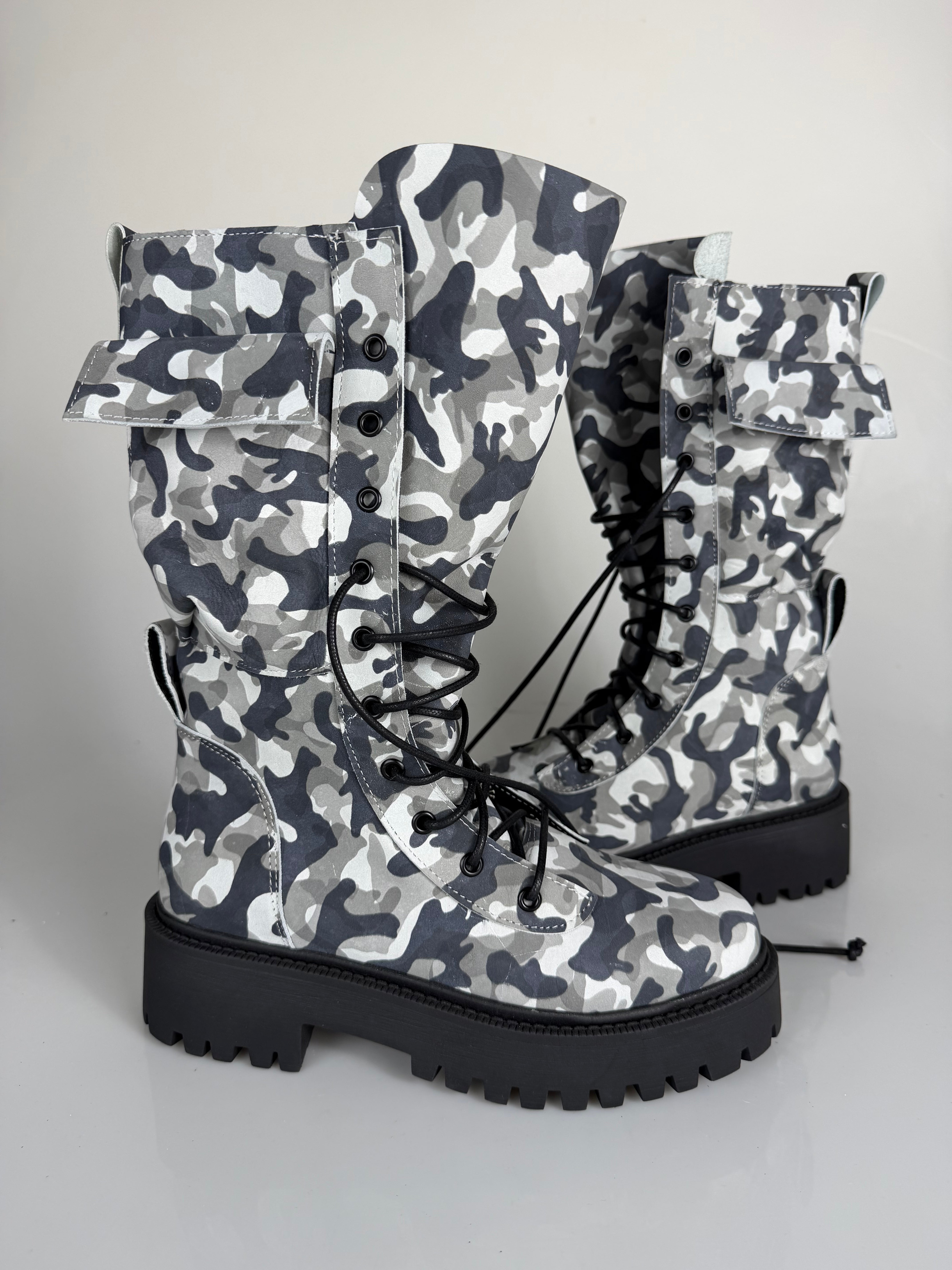 Anfibio ginny mimetico nero