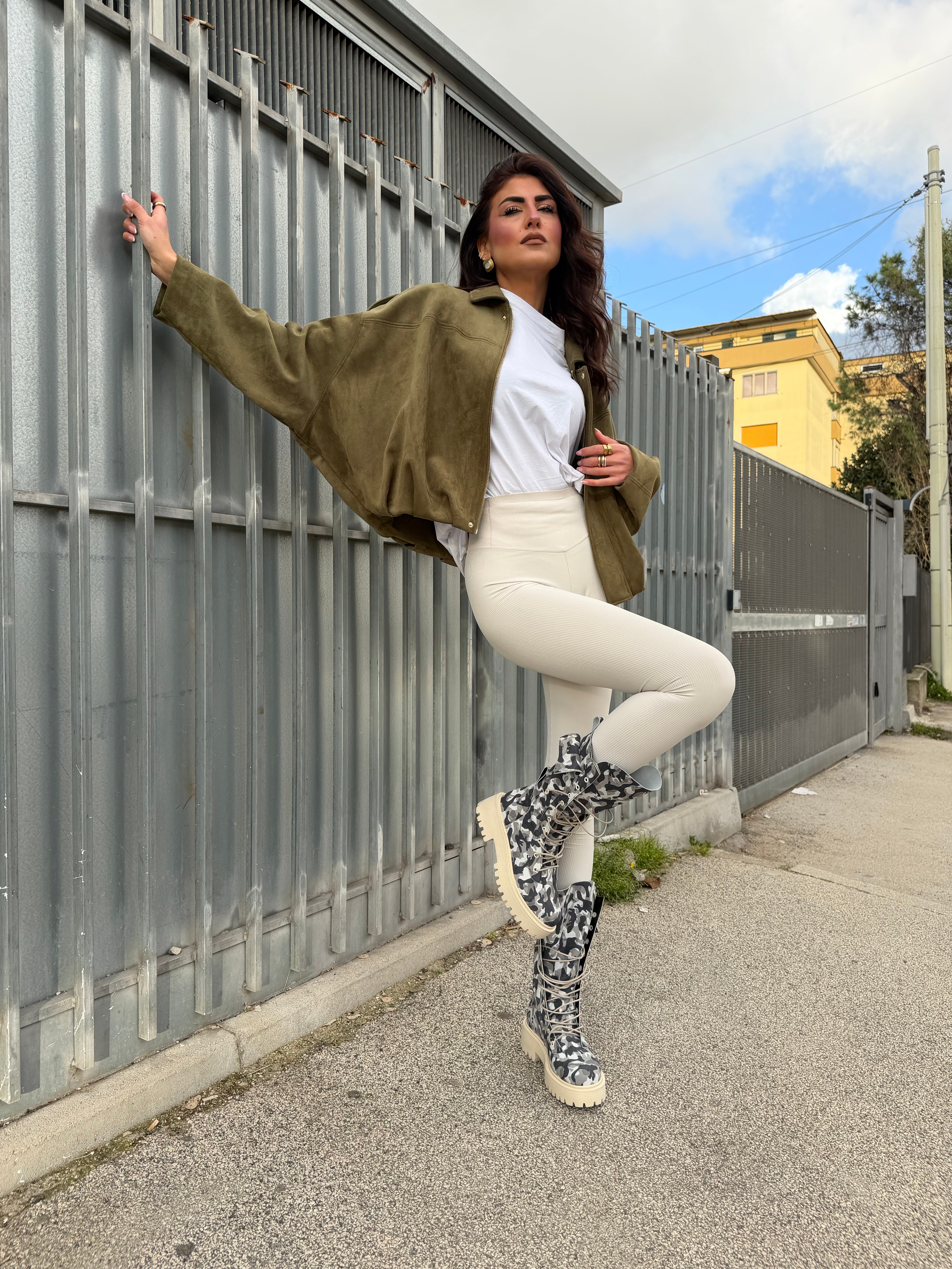 Anfibio ginny mimetico crema