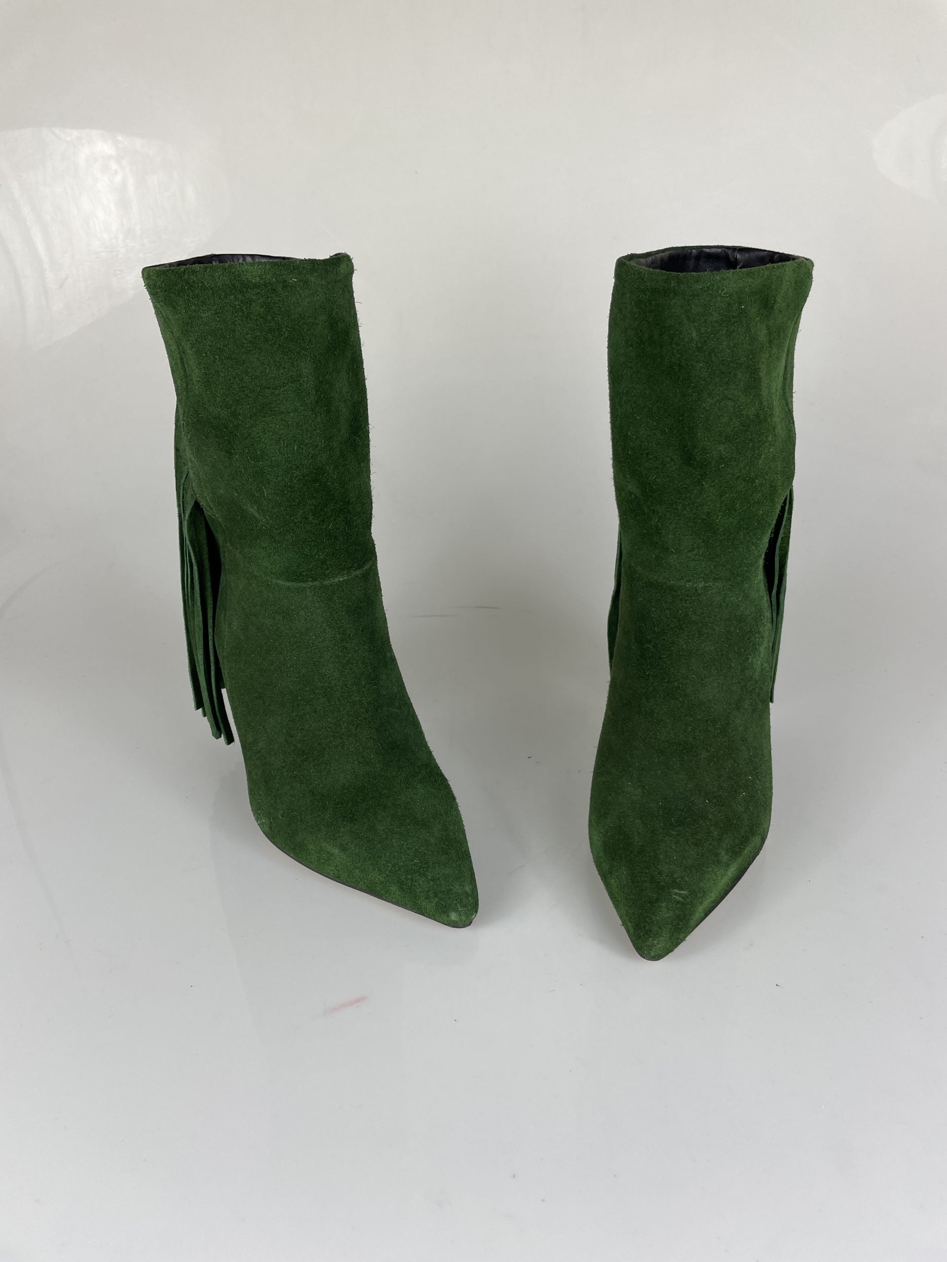 Cesarino green suede