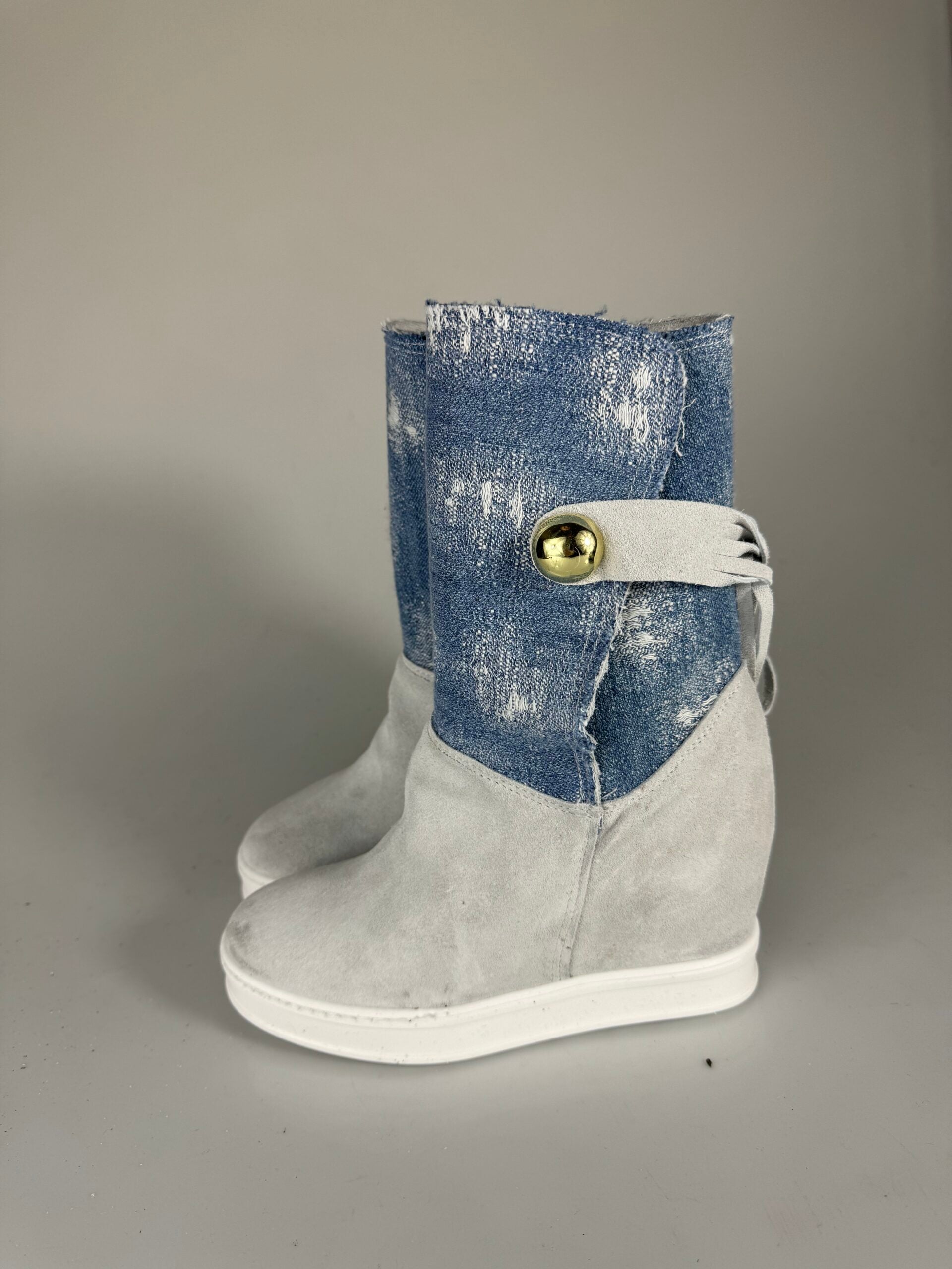 Bobo full up cam ghiaccio rip jeans