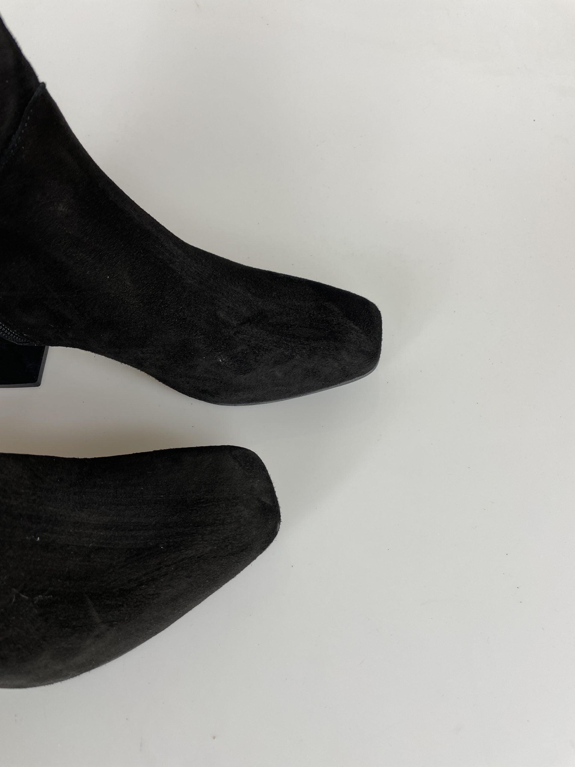 Valentina black suede