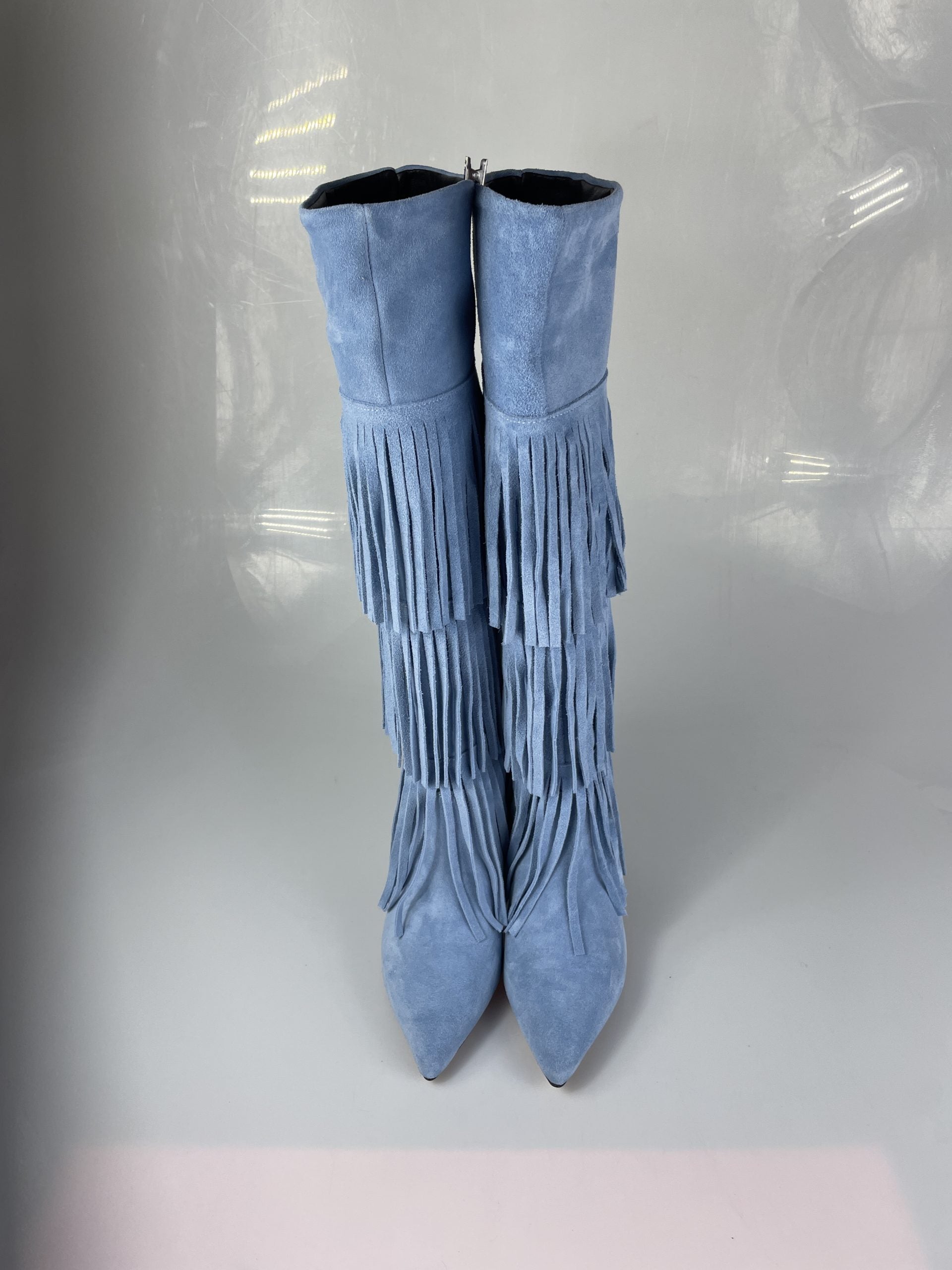 Flaminia turquoise suede