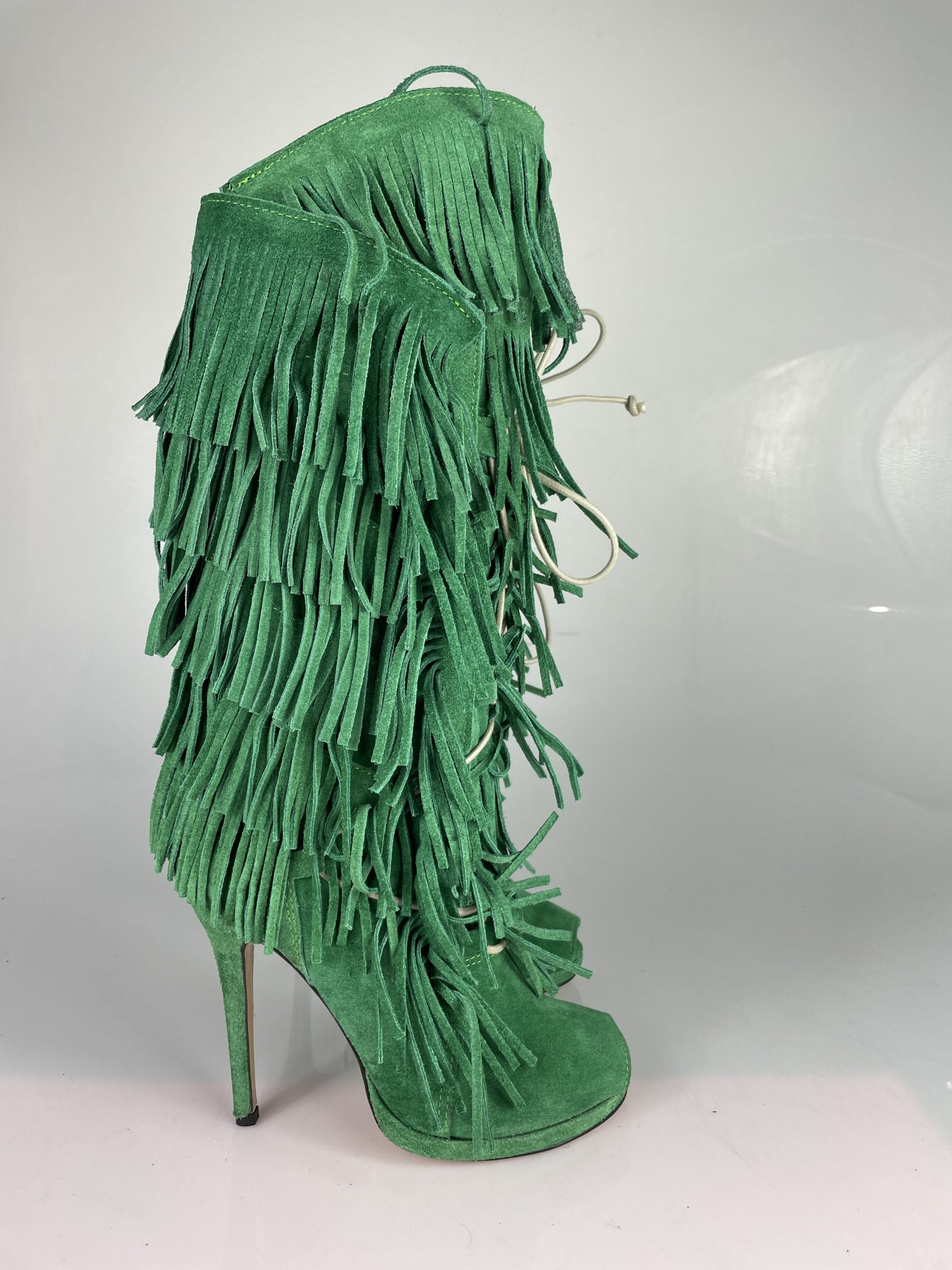 Emma love green suede 