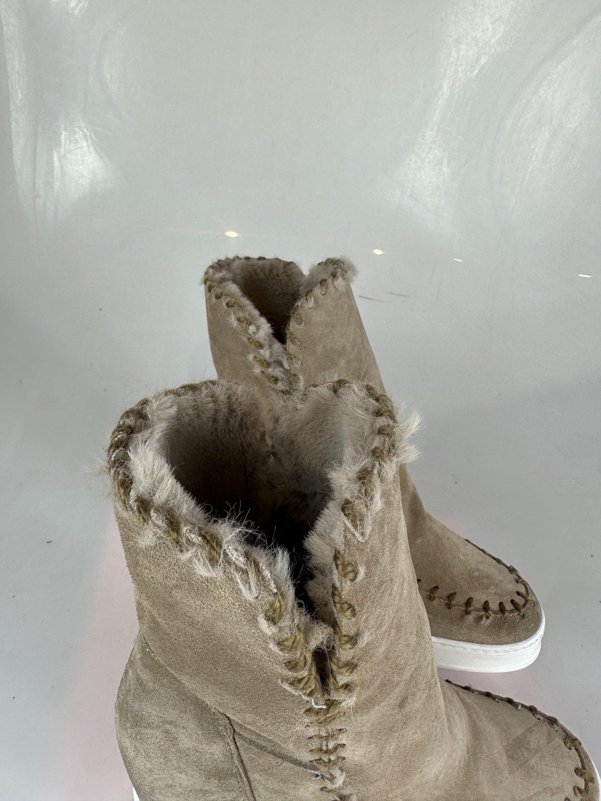 Louu cam beige pile beige