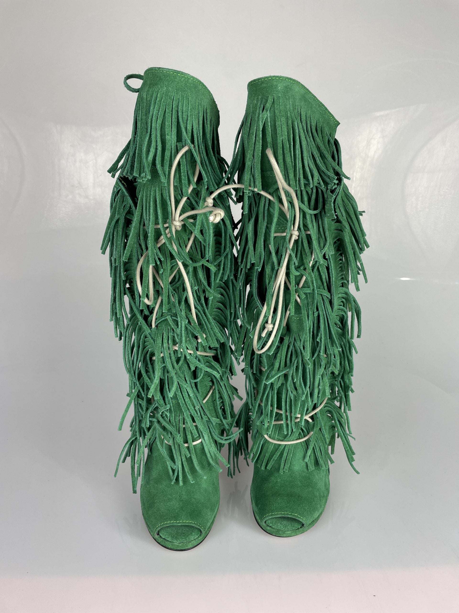 Emma love green suede 