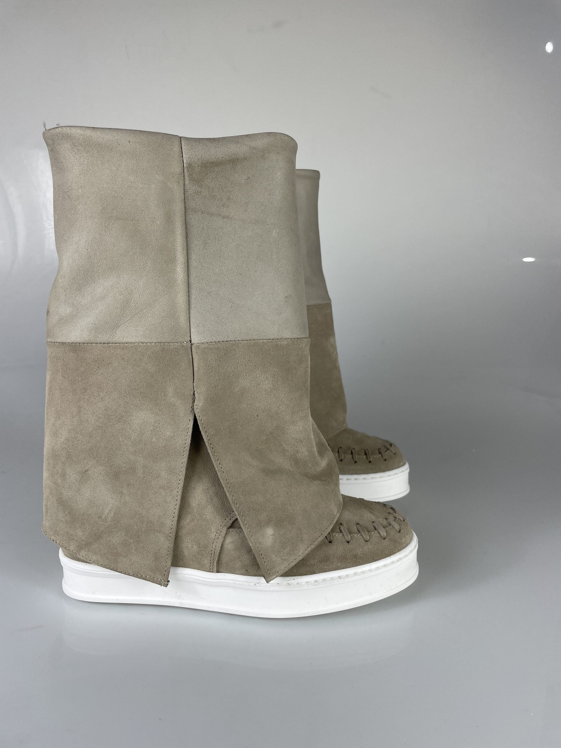 Blessing beige suede/leather