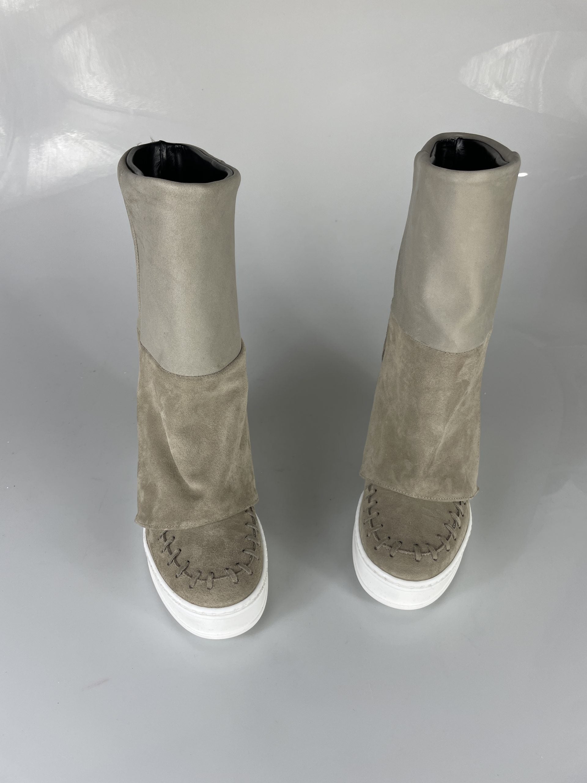 Blessing beige suede/leather