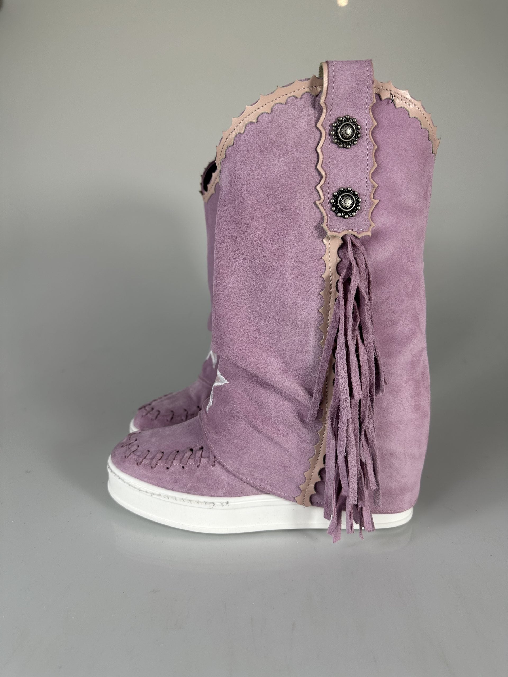 Full up Euphoria mid pink suede