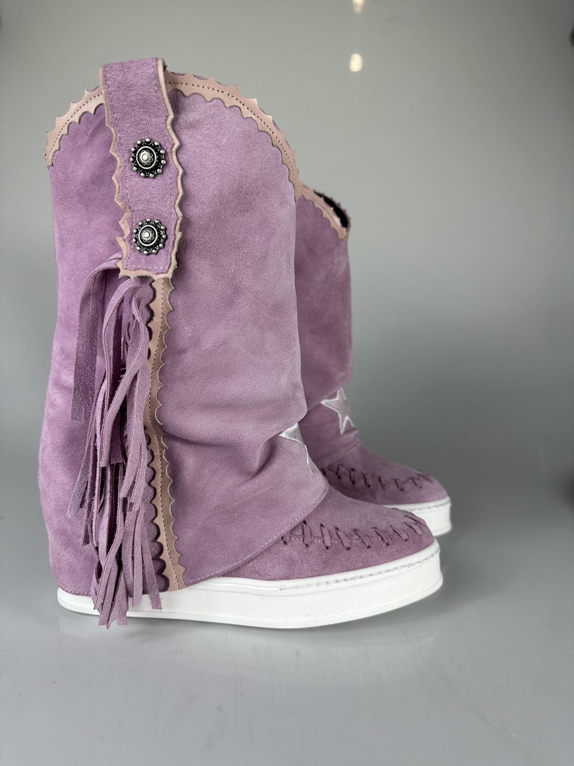 Full up Euphoria mid pink suede