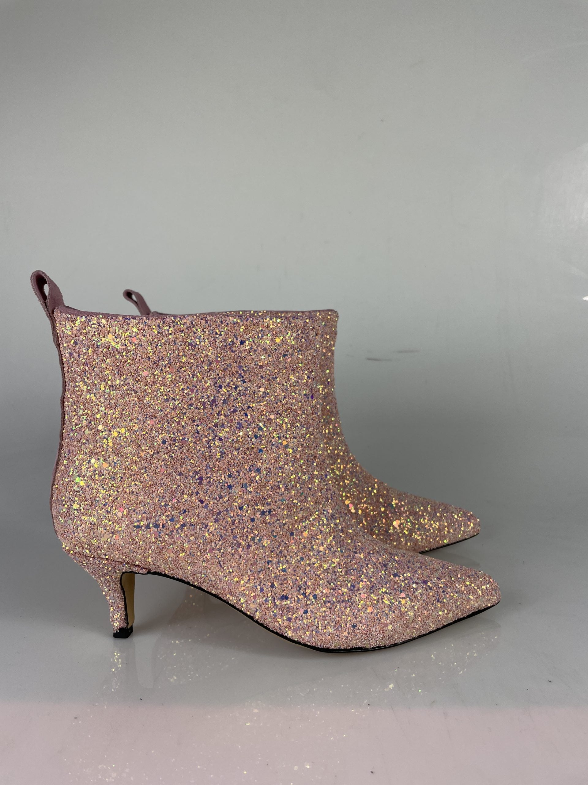 Pink glitter flame