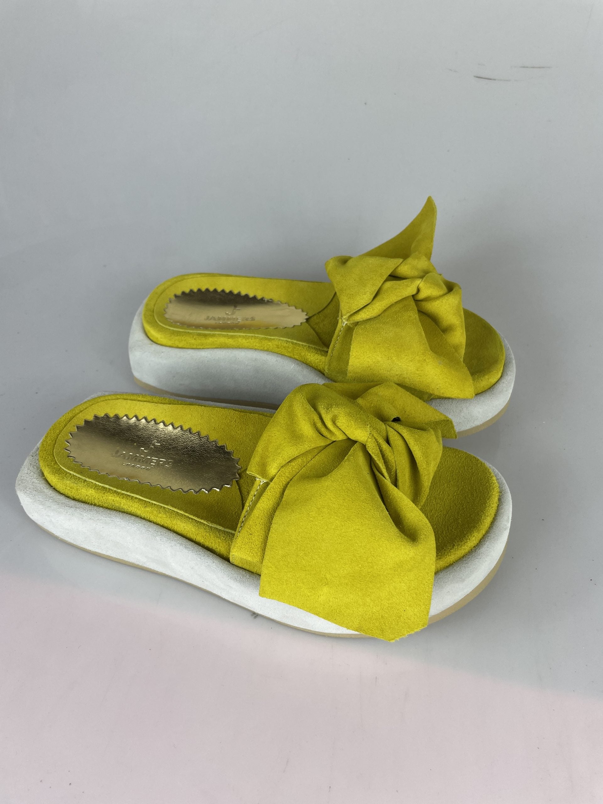 fiocco camoscio giallo/ ghiaccio