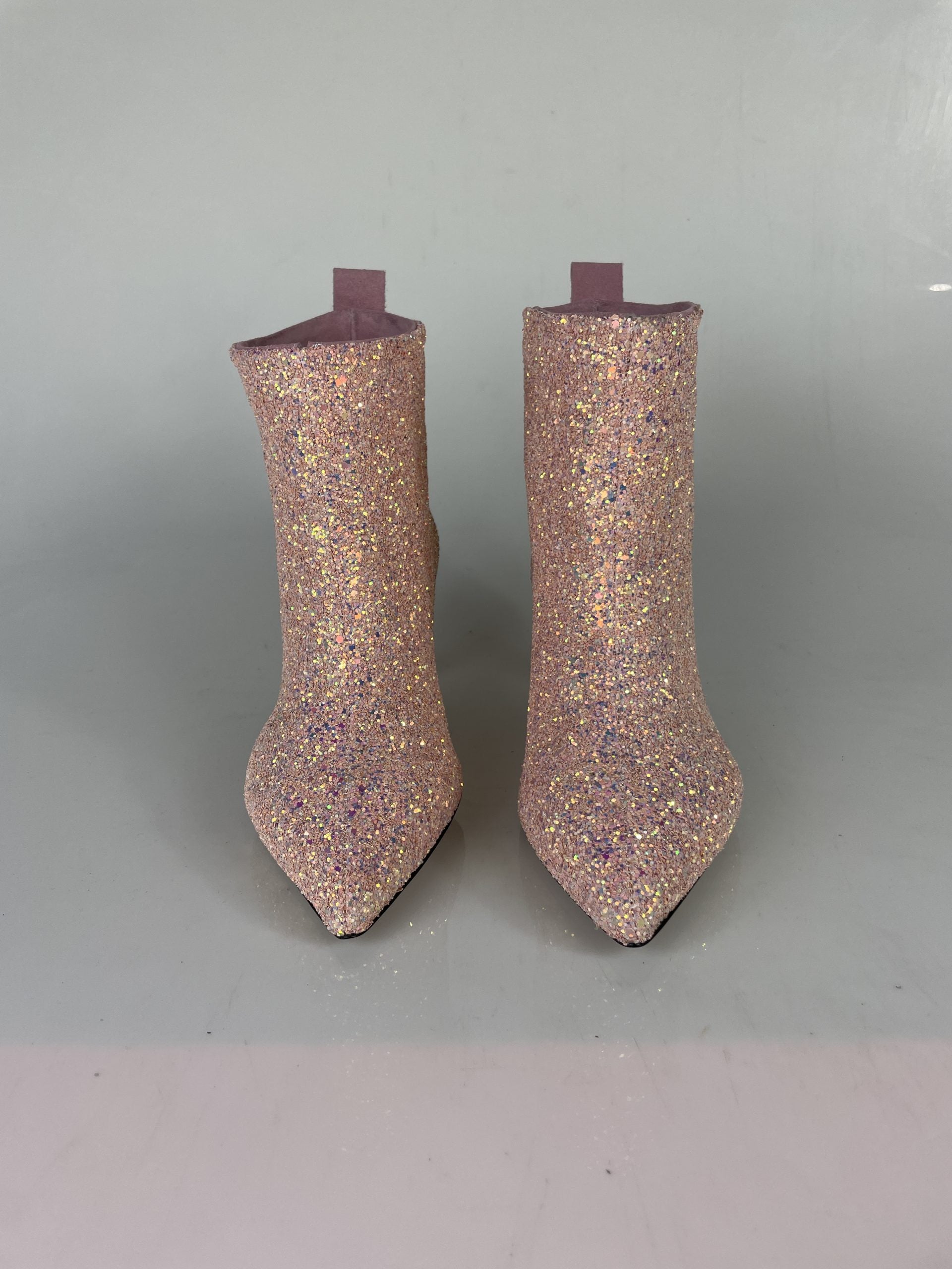 Pink glitter flame