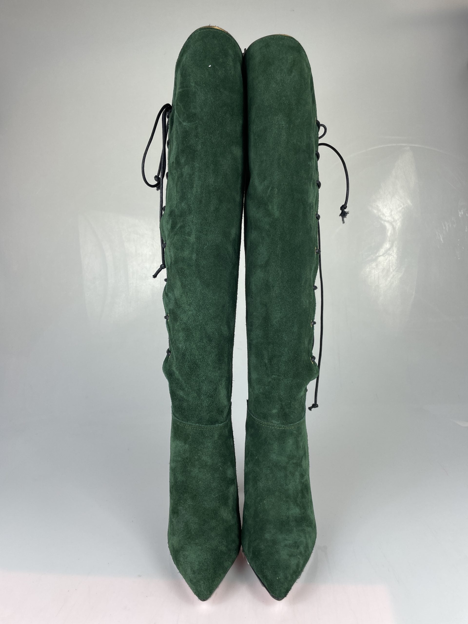 Bolero camoscio verde