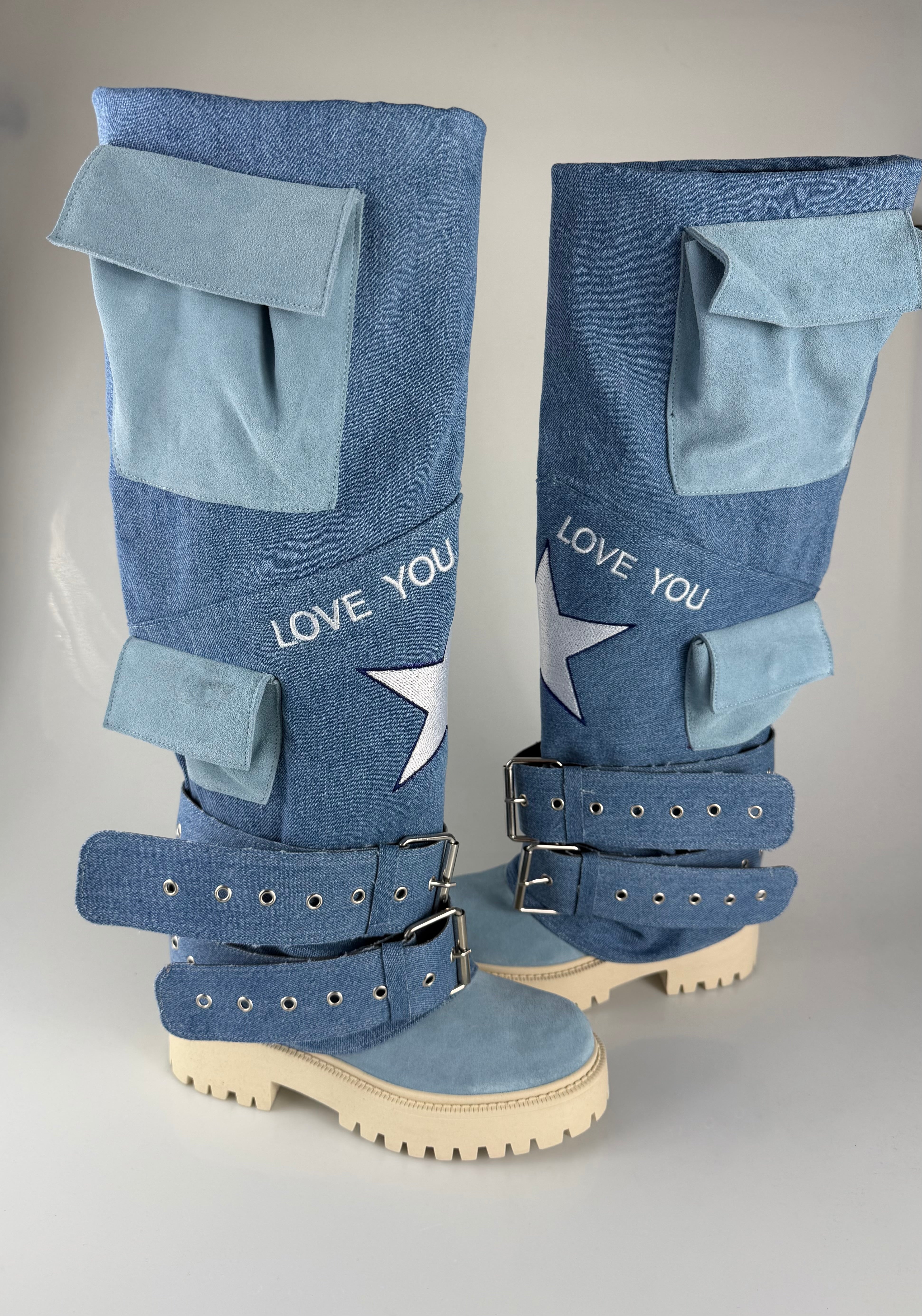 Anfibio Boomerang star jeans