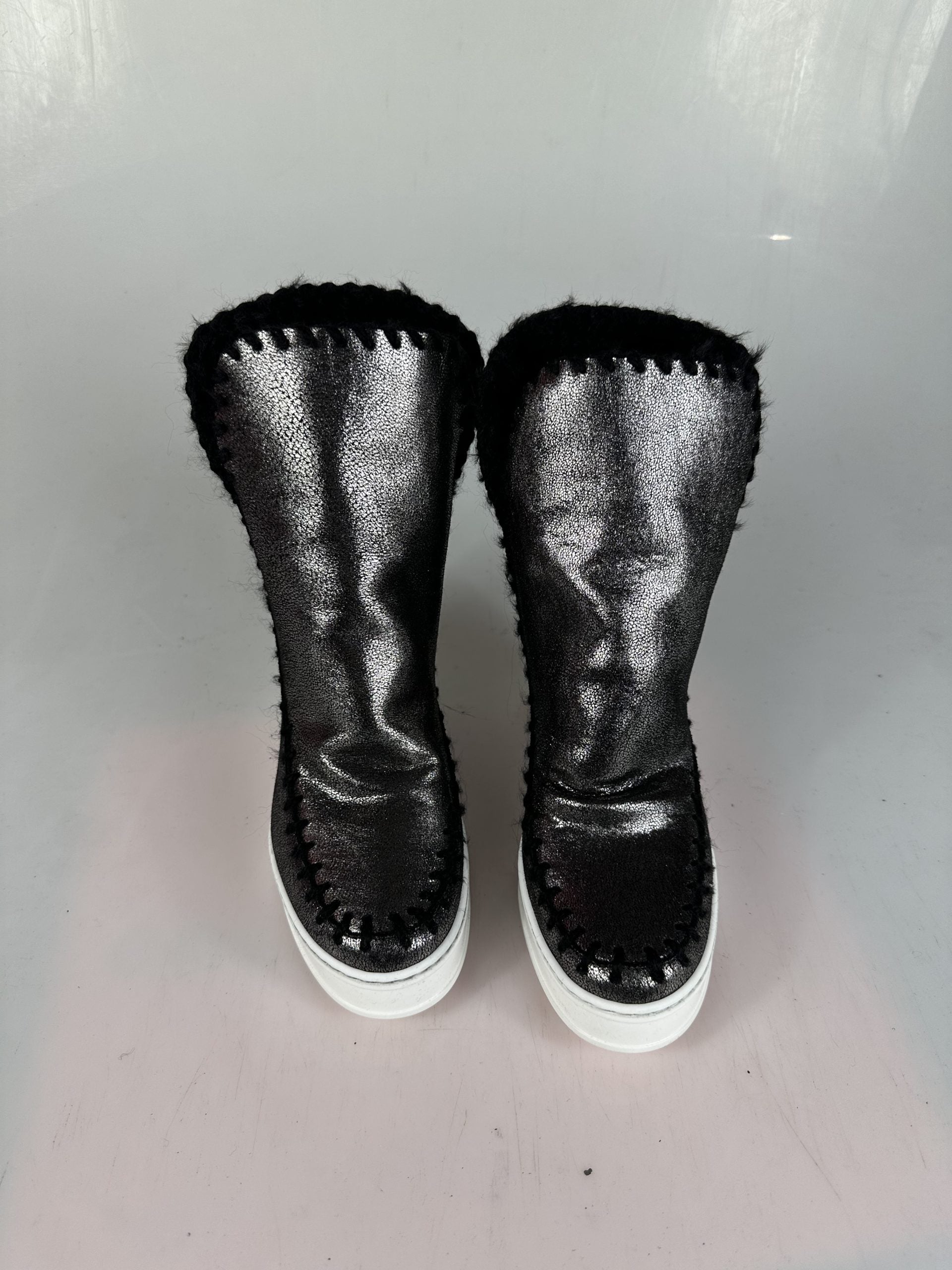 Louu lam silver black fleece