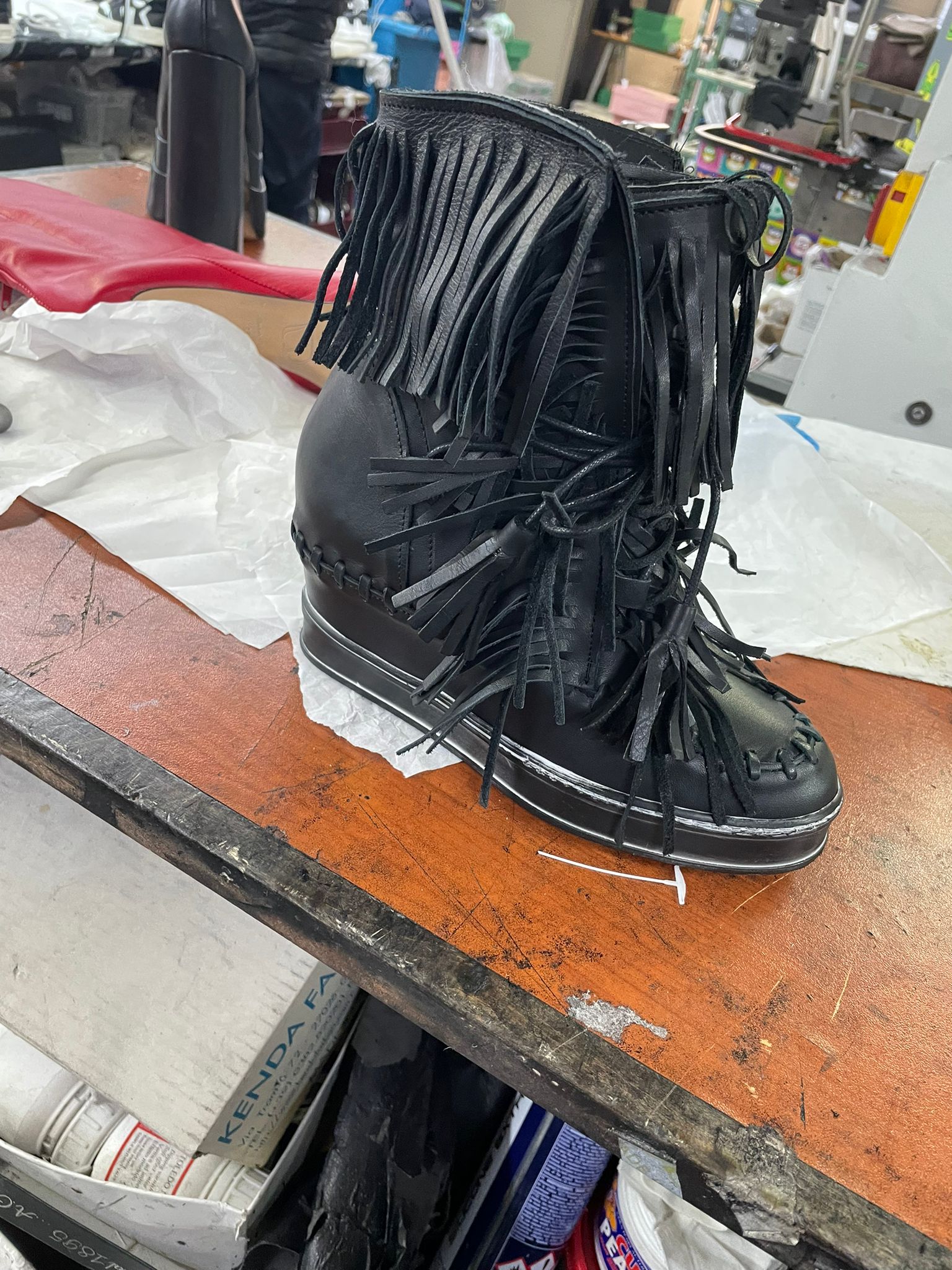 Full up black leather