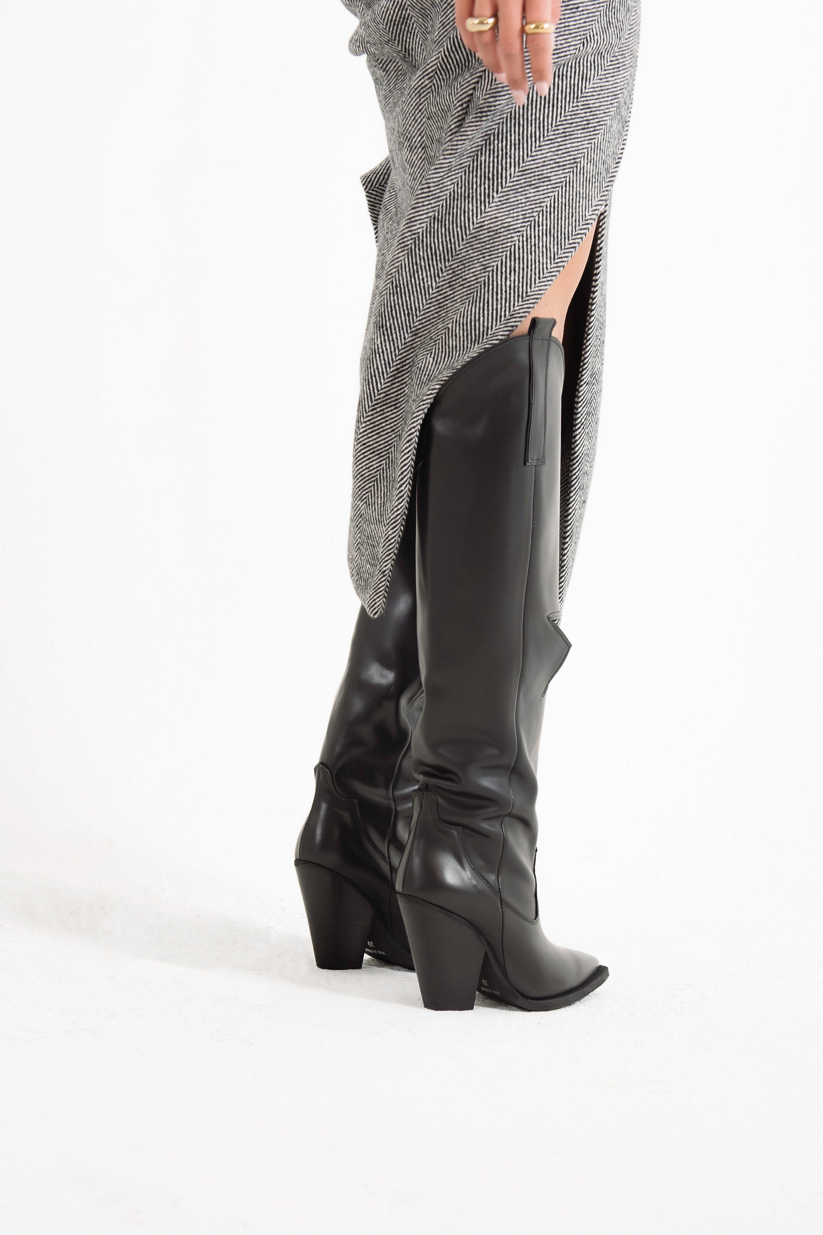 Cecilia pelle nero stella