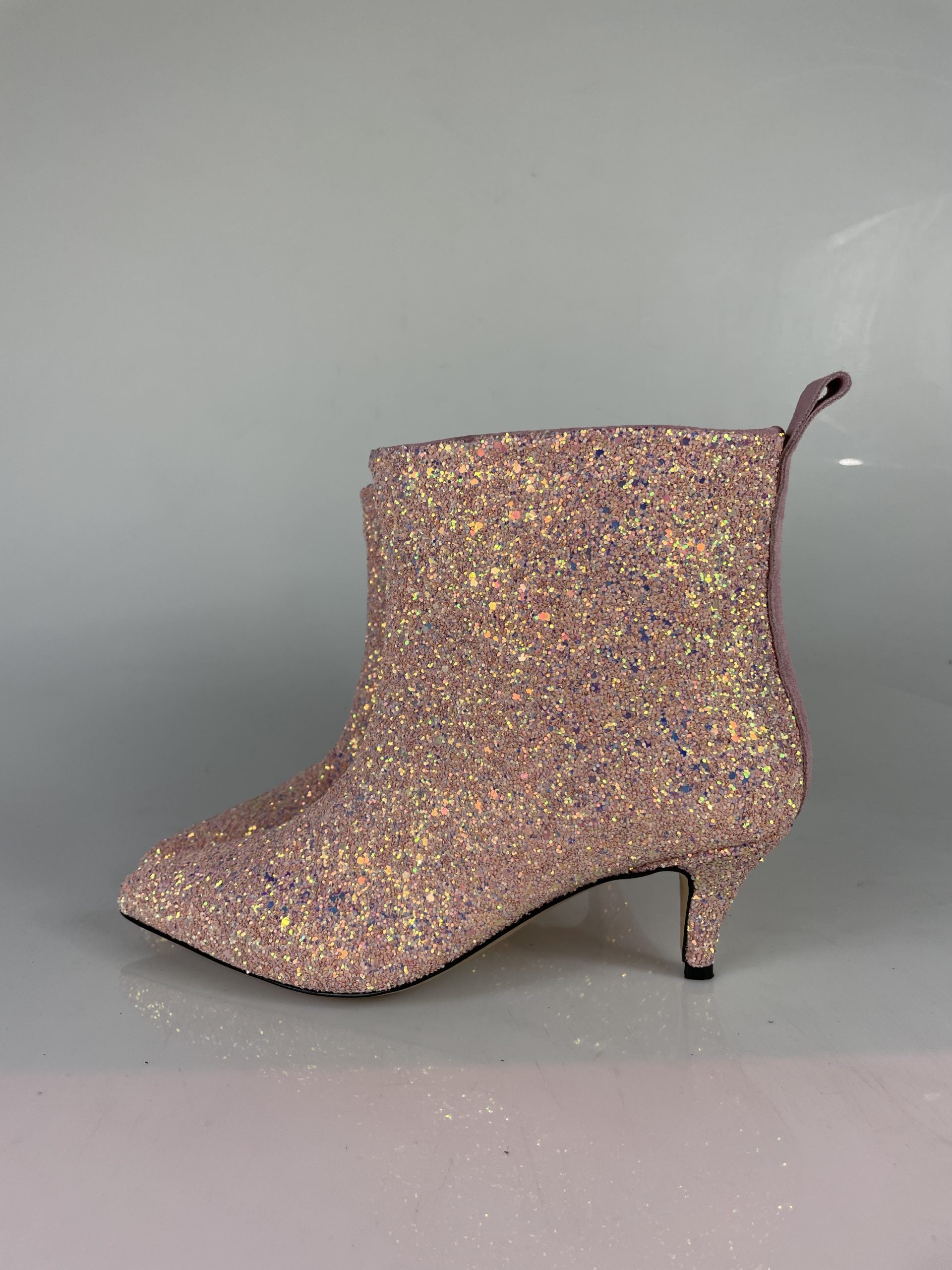 Pink glitter flame