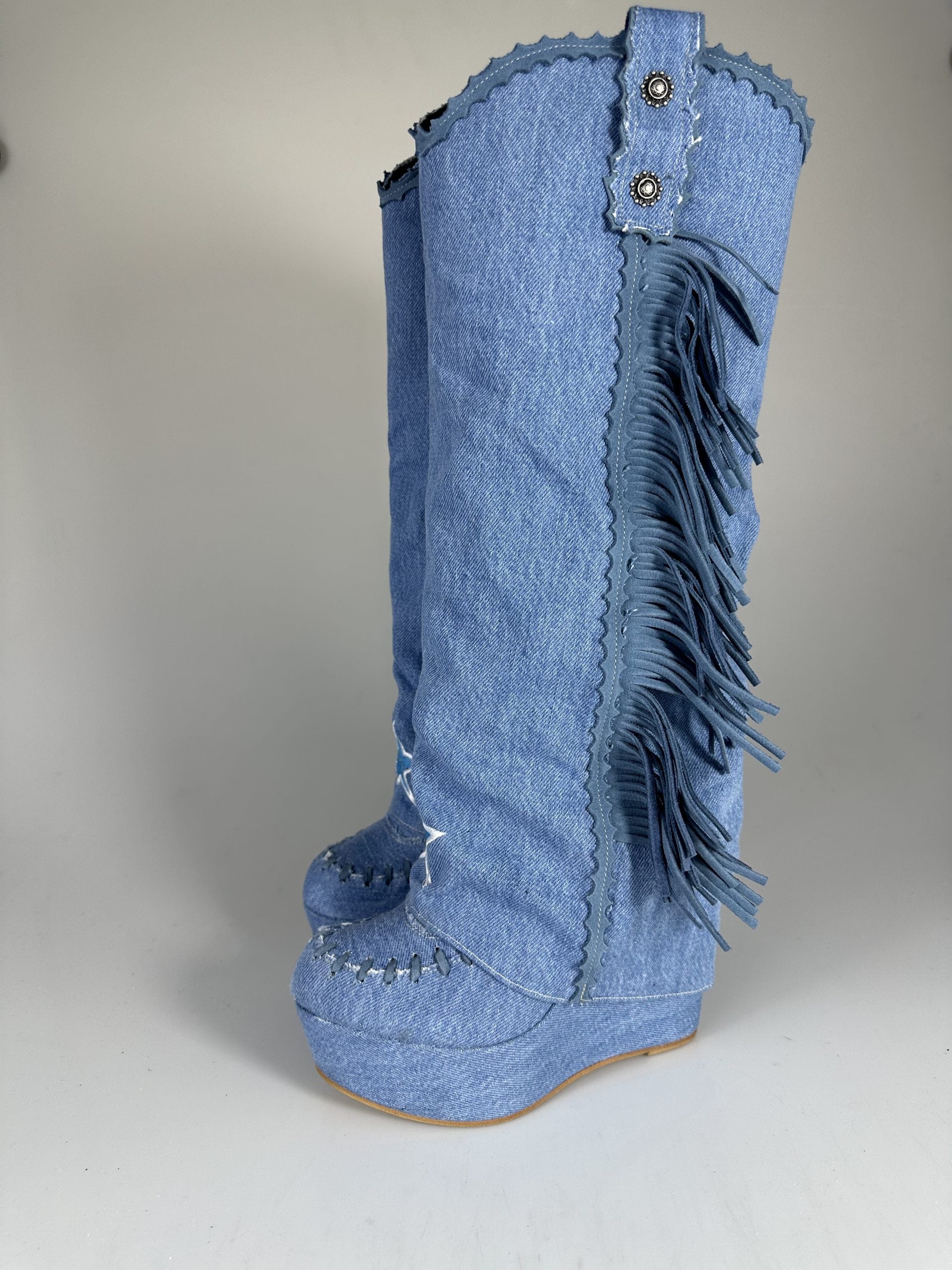 Carmensita euphoria jeans punta chiusa