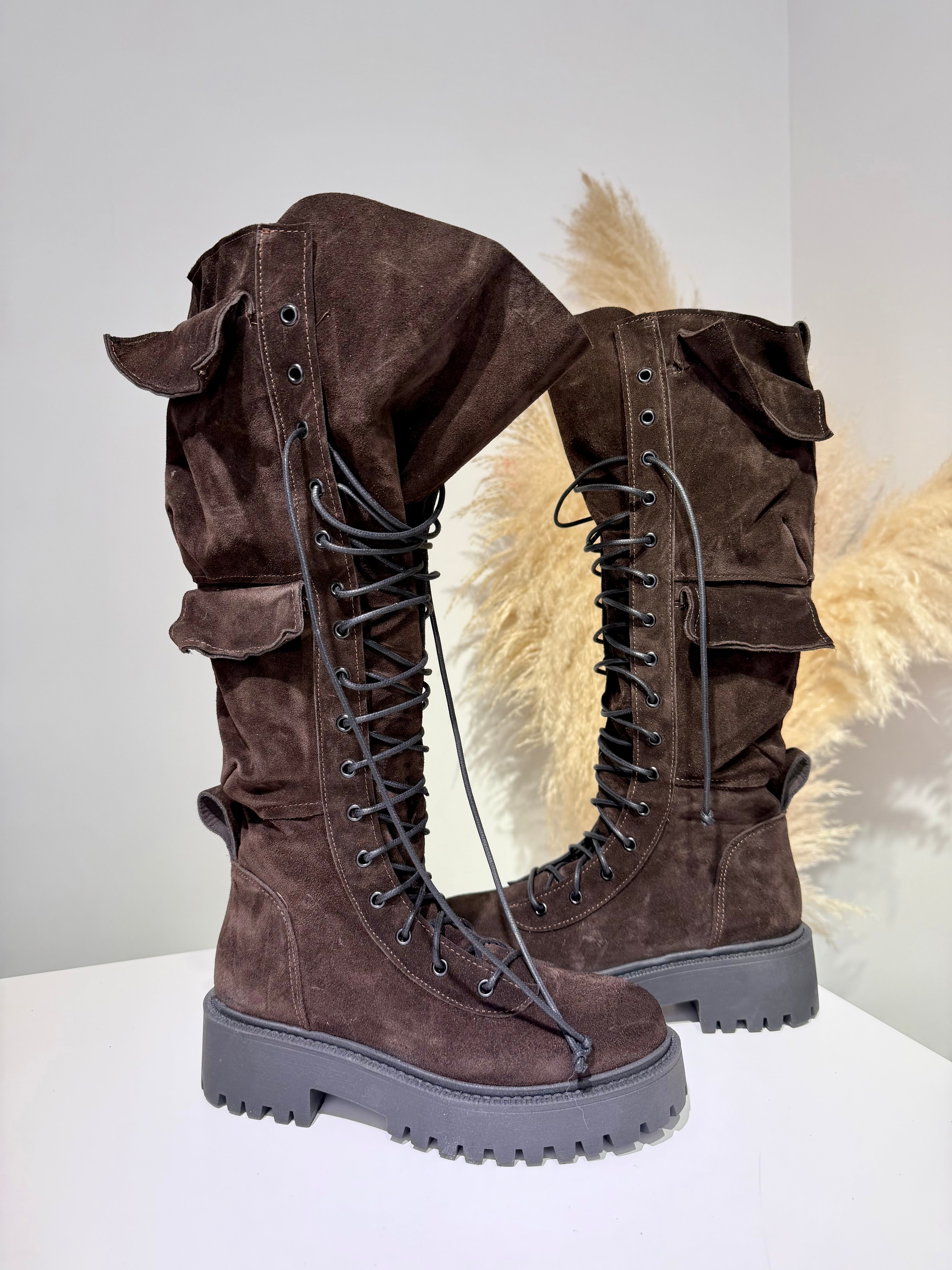 Anfibio ginny al ginocchio cam t moro