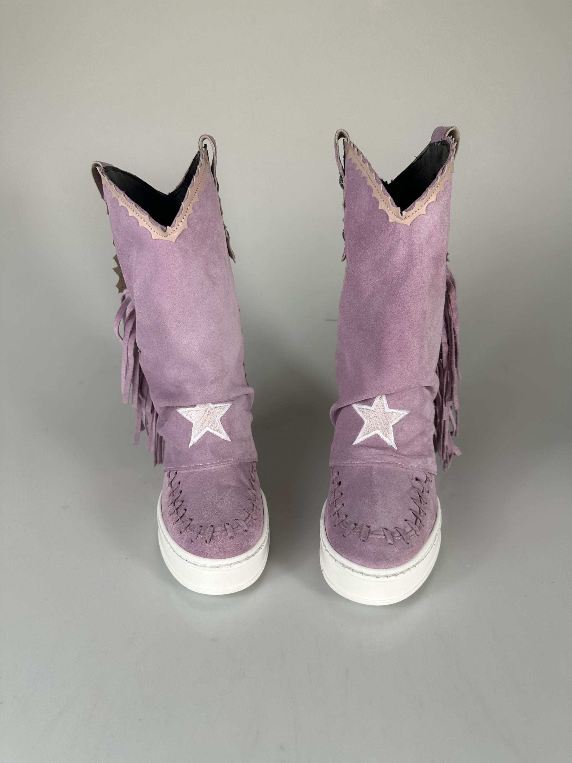 Full up Euphoria mid pink suede